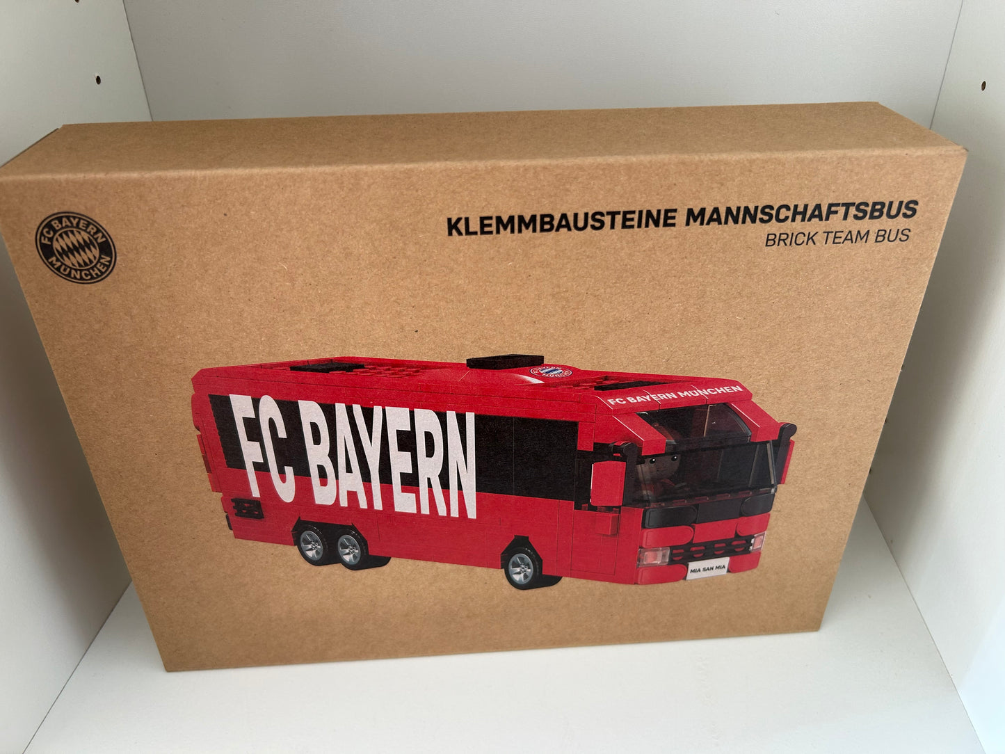 Fc Bayern  Klemmbausteine Mannschaftsbus