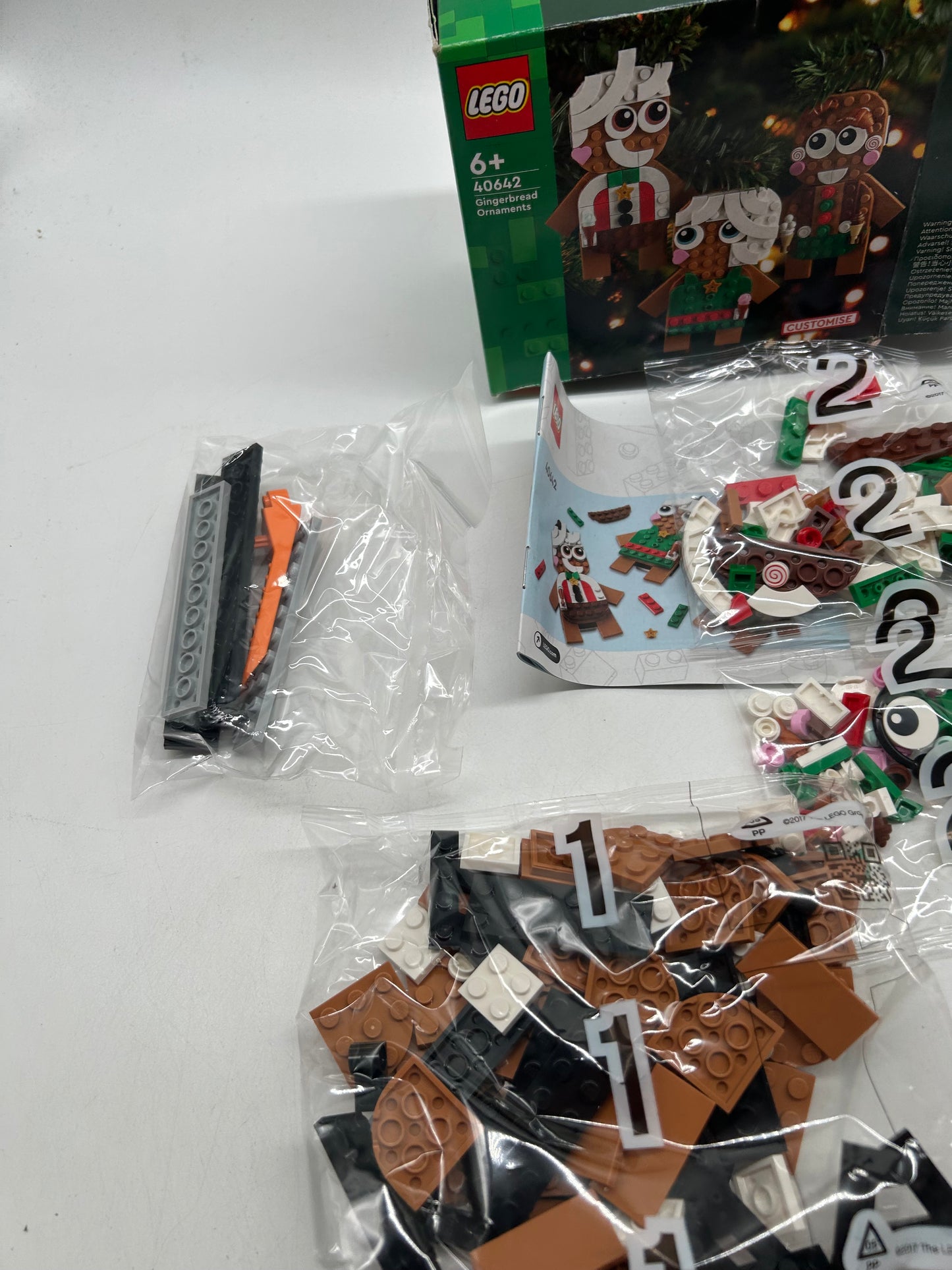 LEGO 40642 Lebkuchenmännchen Bware Tüten geschlossen