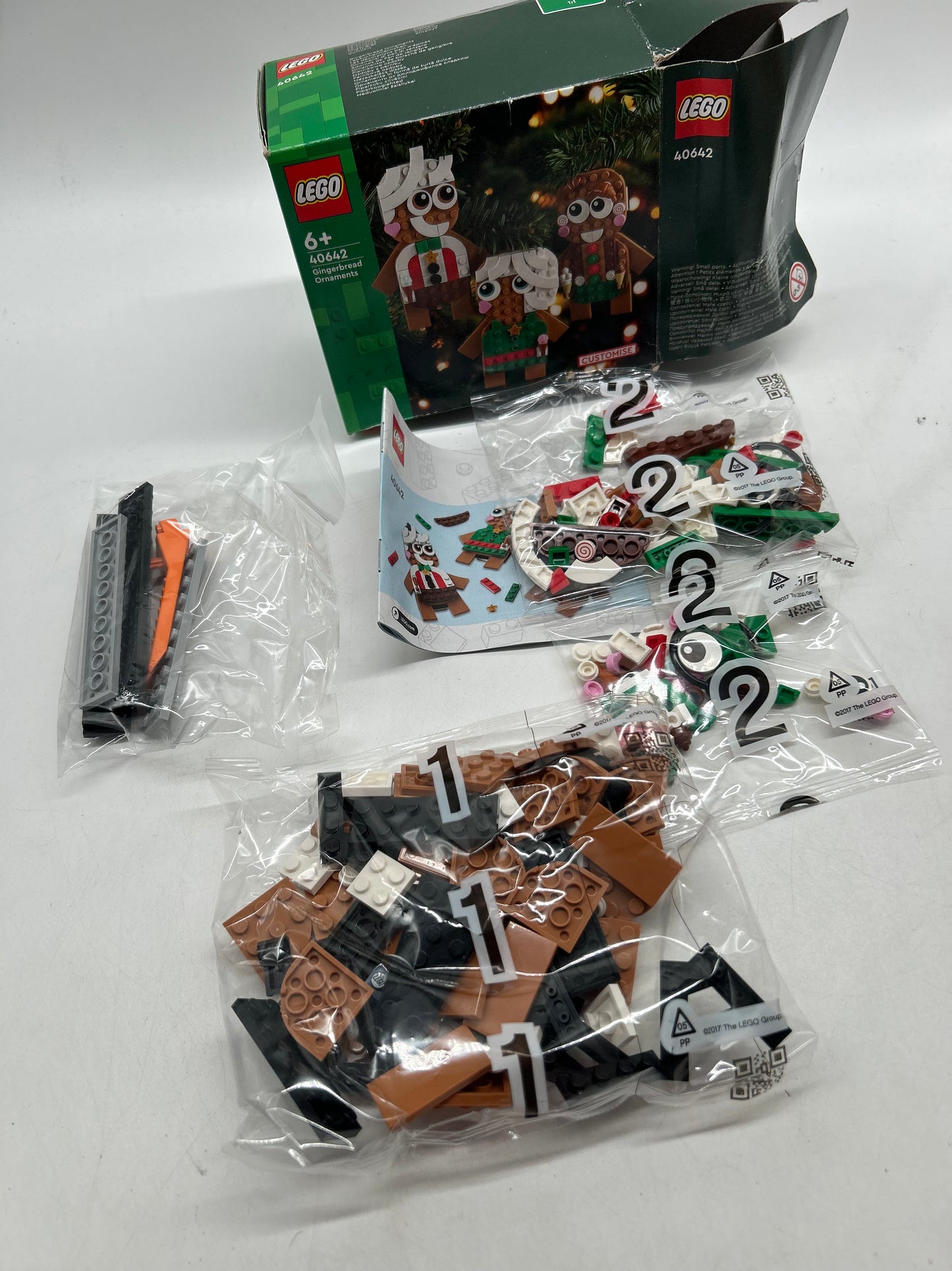 LEGO 40642 Lebkuchenmännchen Bware Tüten geschlossen