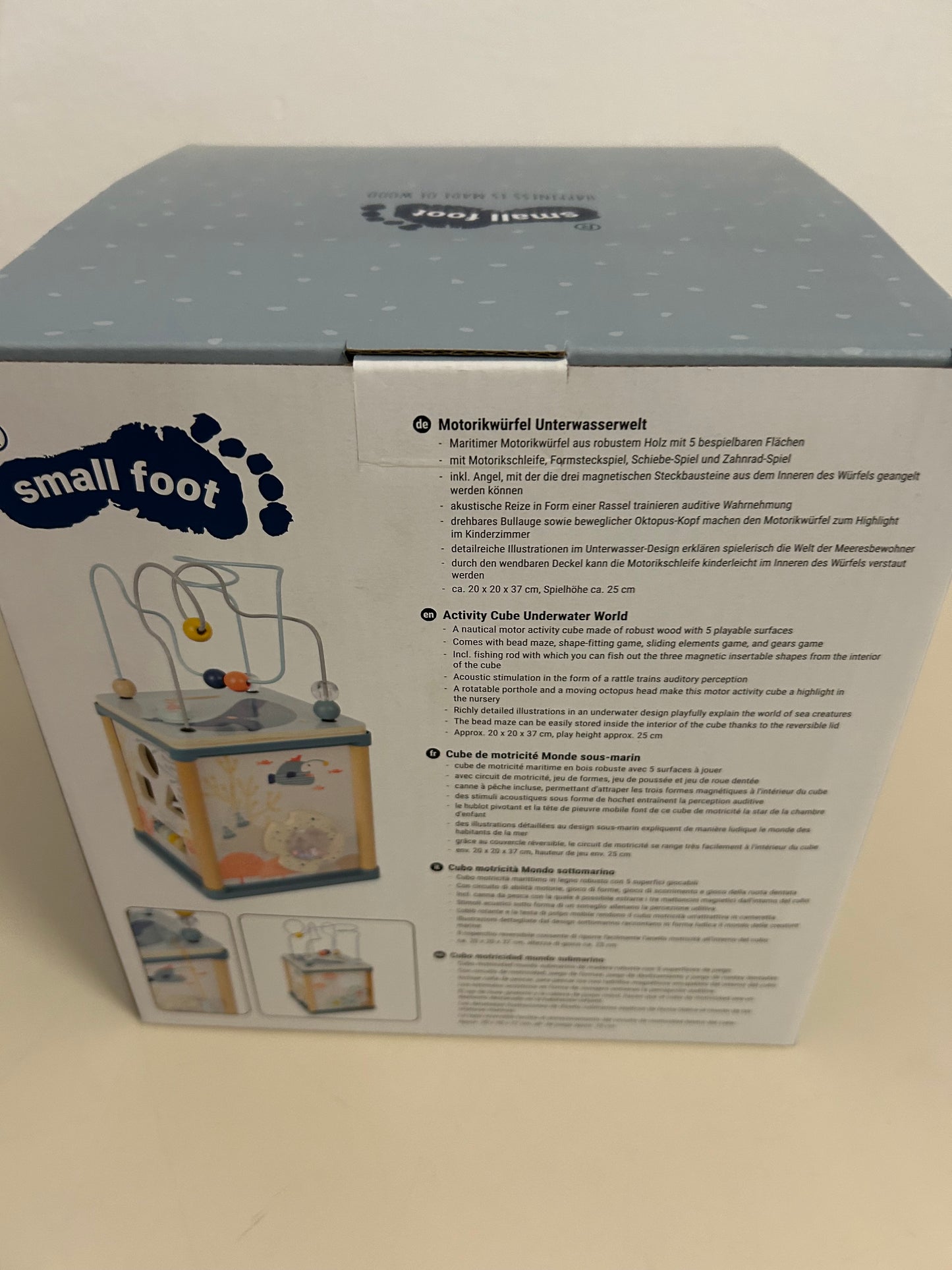 Small Foot - Motorikwürfel Unterwasserwelt
