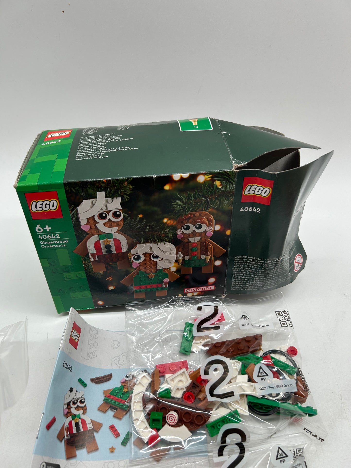 LEGO 40642 Lebkuchenmännchen Bware Tüten geschlossen