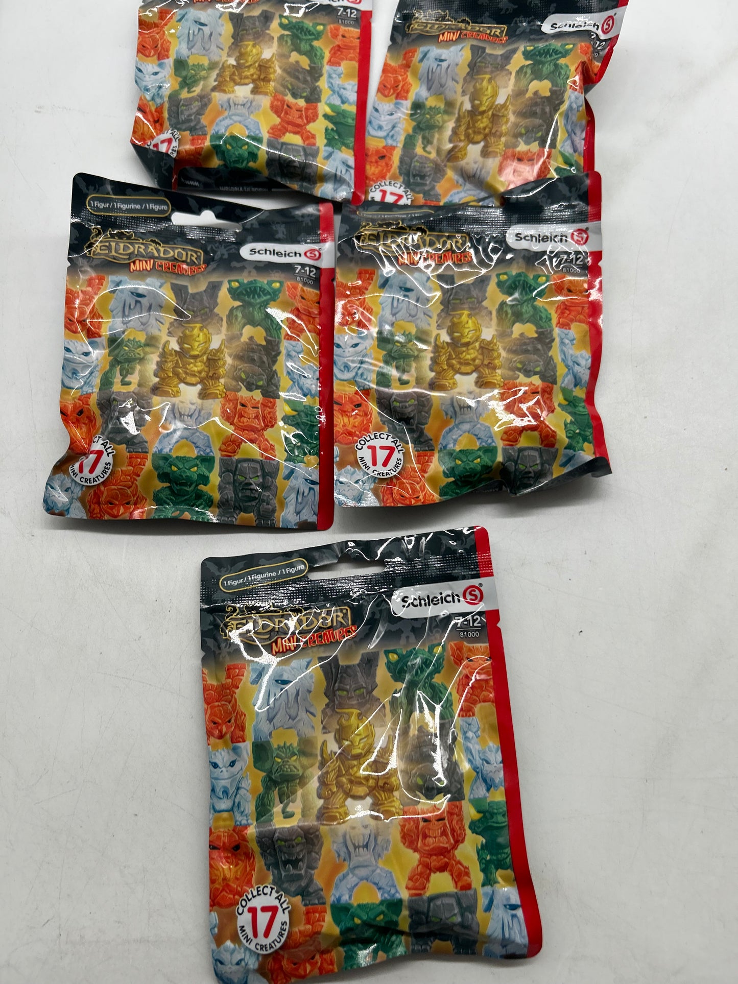 5x SCHLEICH Eldrador 81000 Mini CREATURES Pack Serie 1 - Neu