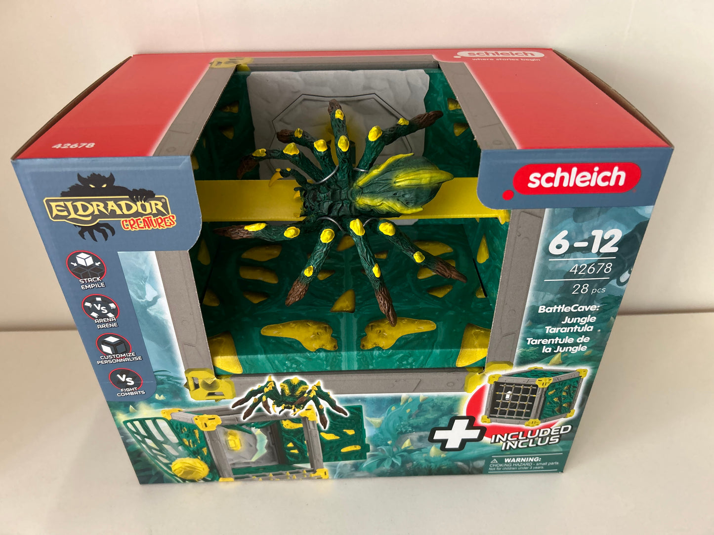 schleich® ELDRADOR CREATURES 42678 BattleCave Dschungeltarantel