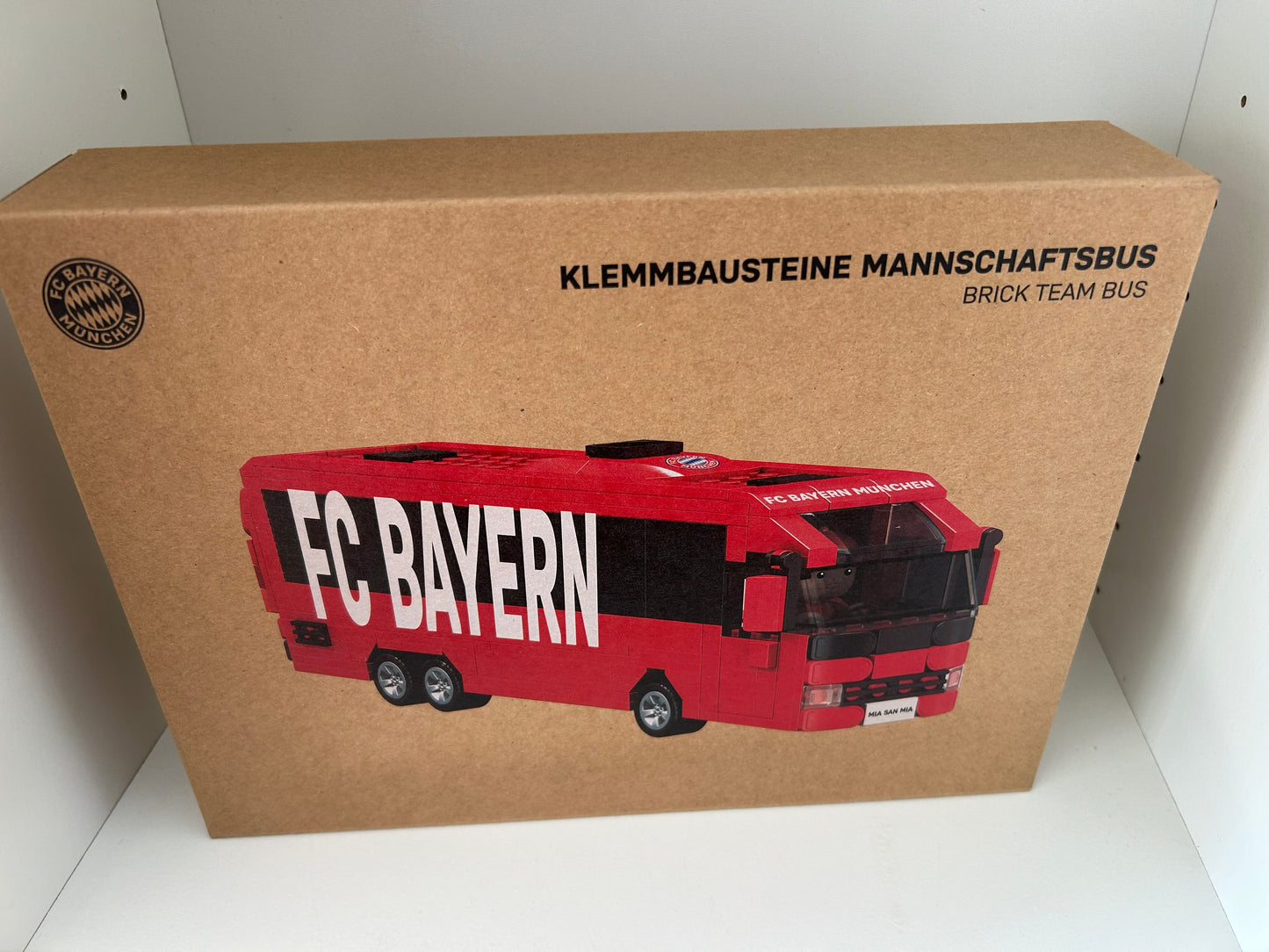 Fc Bayern  Klemmbausteine Mannschaftsbus