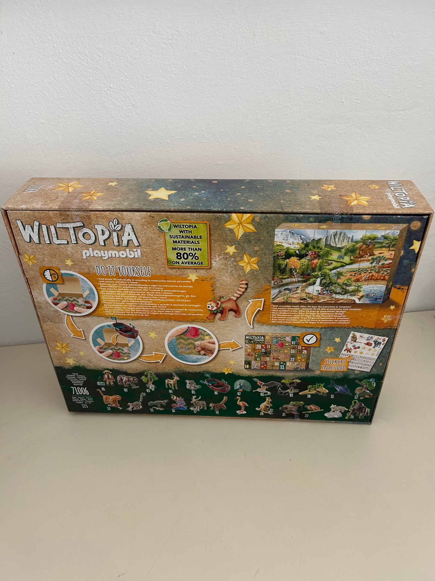 PLAYMOBIL Wiltopia DIY Adventskalender Tierische Weltreise 2022 (71006)