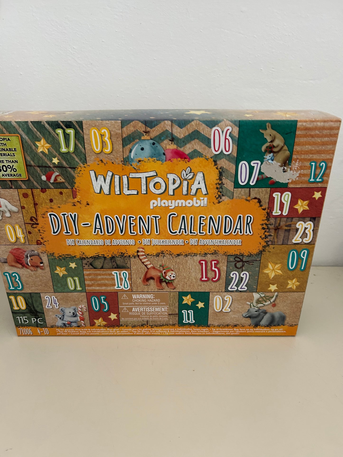 PLAYMOBIL Wiltopia DIY Adventskalender Tierische Weltreise 2022 (71006)