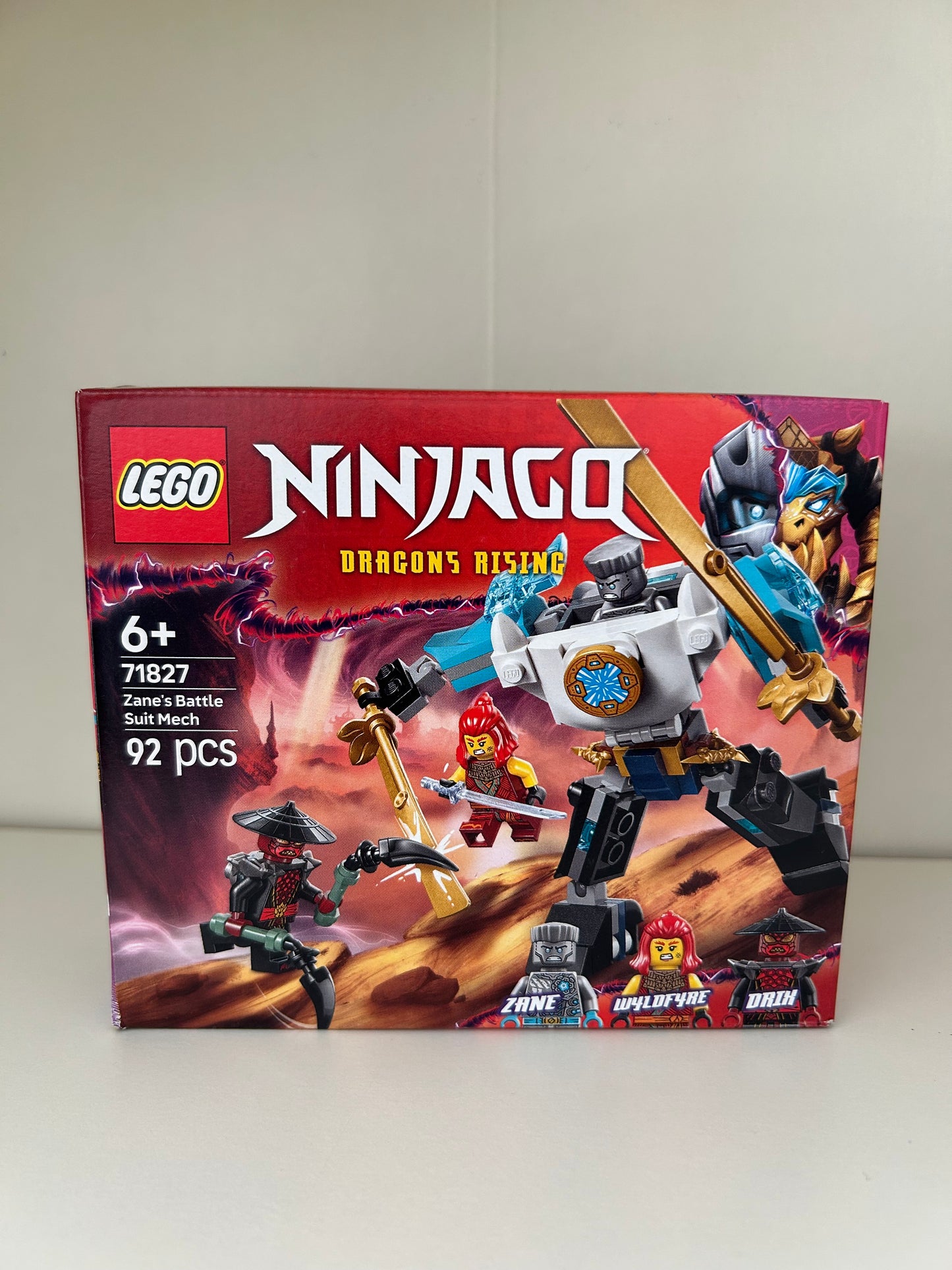 LEGO NINJAGO Zanes Action-Mech - Ninja Spielzeug mit 3 Minifiguren 71837
