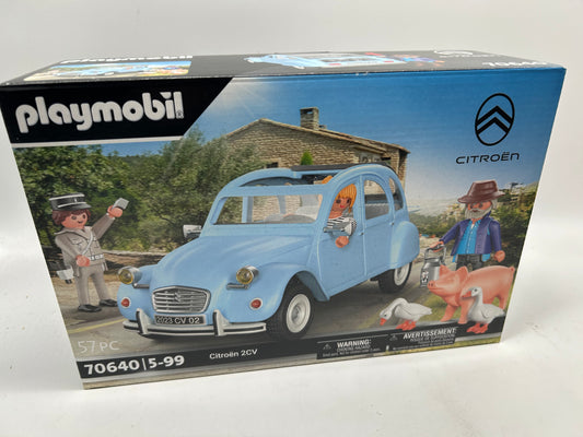 PLAYMOBIL Classic Car 70640 Citroën 2 CV, Ente mit abnehmbarem Verdeck