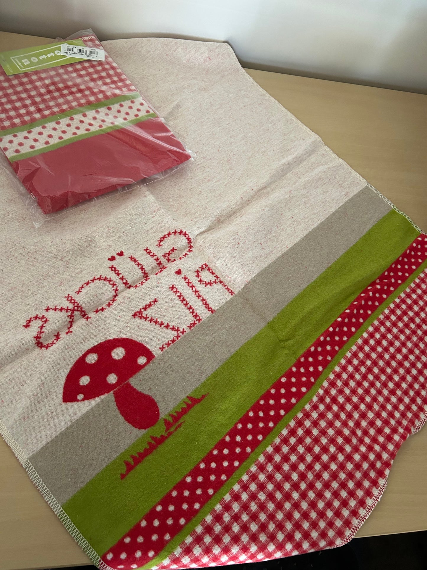 David Fussenegger Baby Blanket Dots Allover 70 x 90 cm Glückspliz Decke