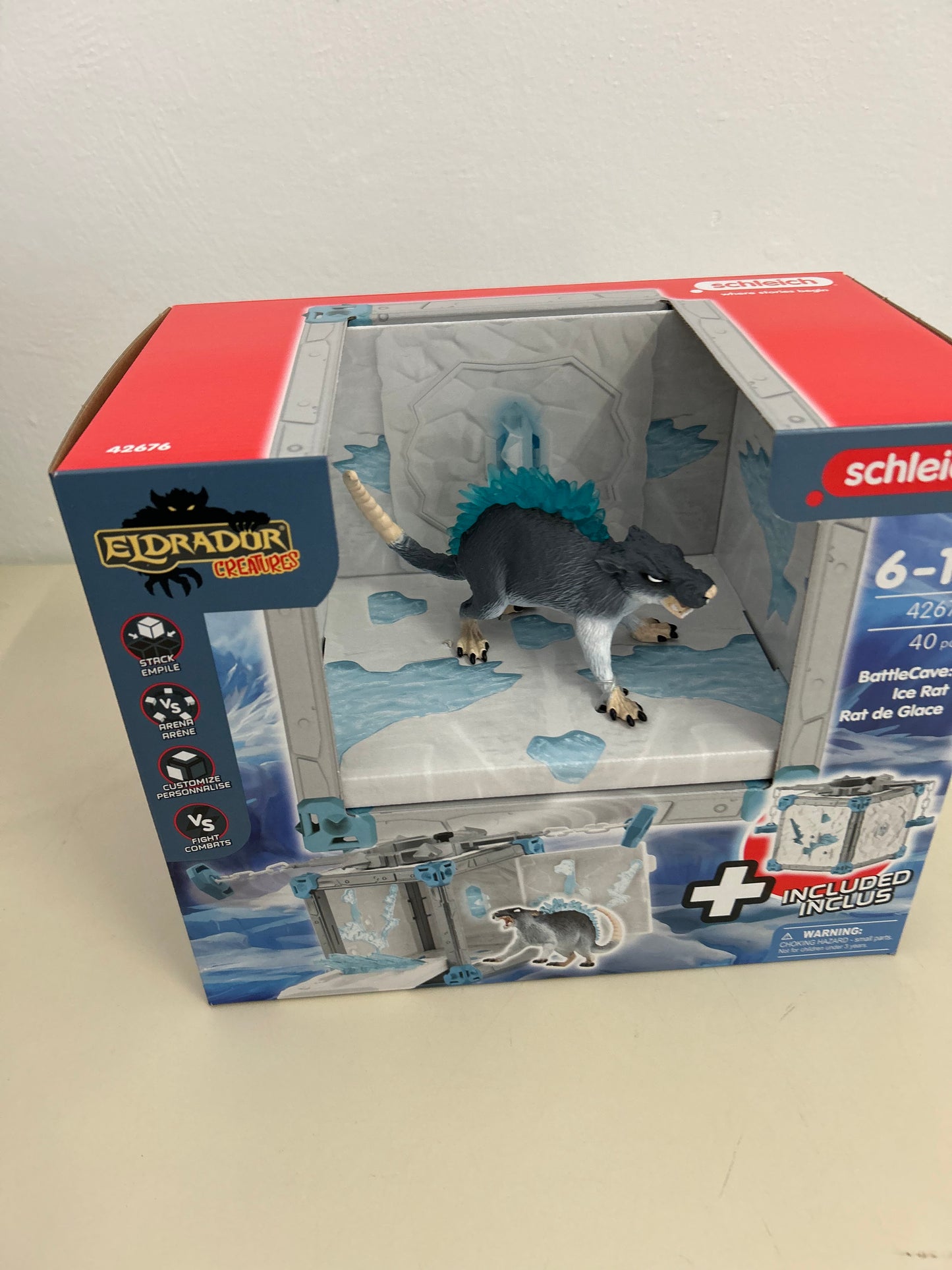 Schleich 42676 Battlecave Eisratte, Ab 7 Jahren, ELDRADOR CREATURES - Spielset,