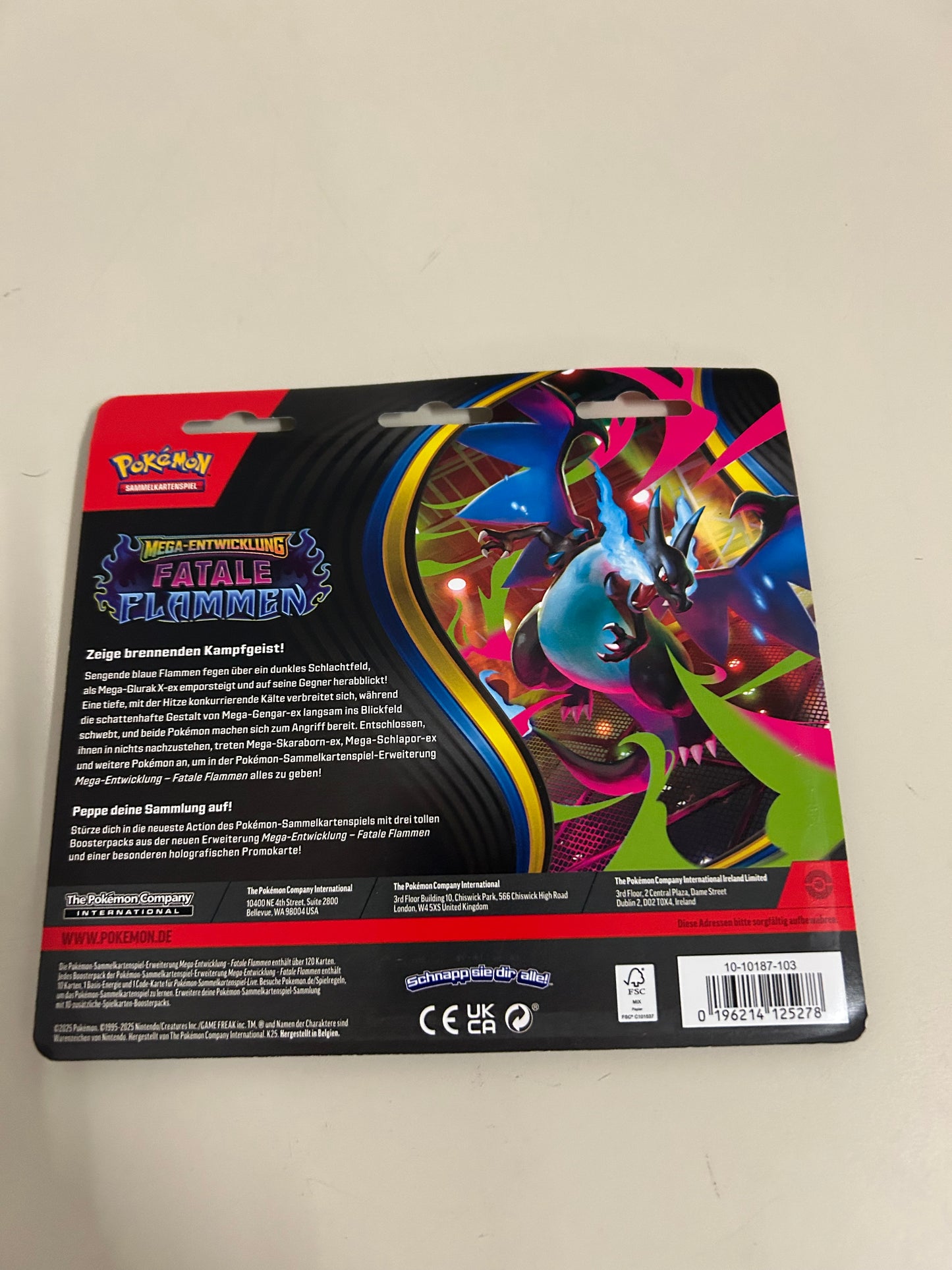 Pokémon Sammelkarten Set Mega Entwicklung Fatale Flammen