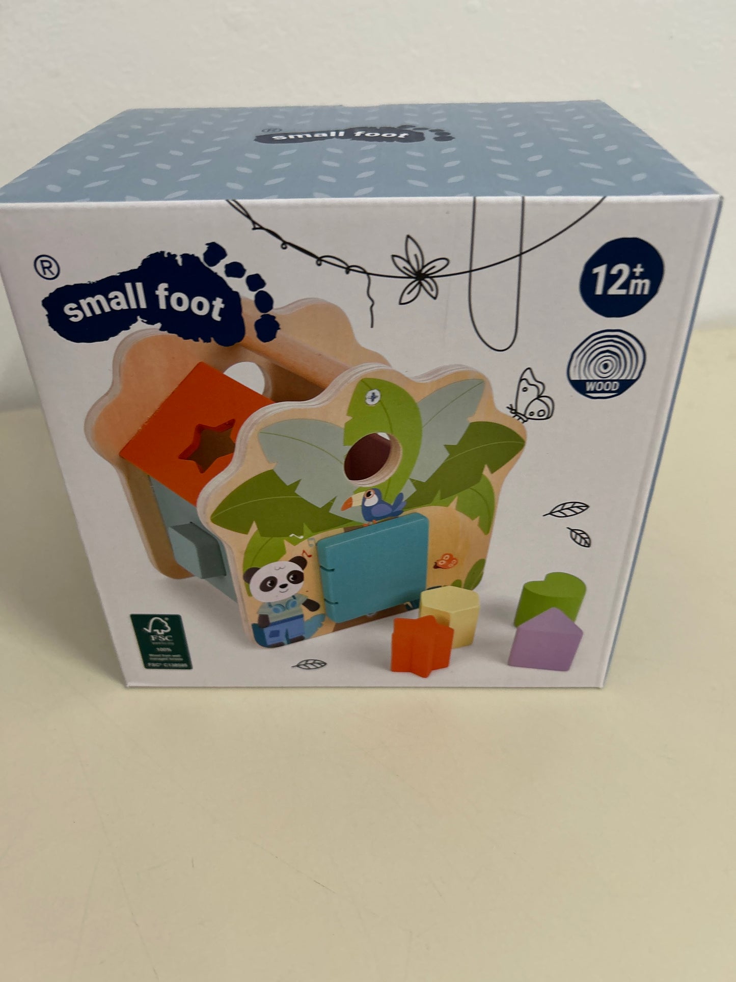 Small Foot - Steckwürfel Haus „Jungle Friends