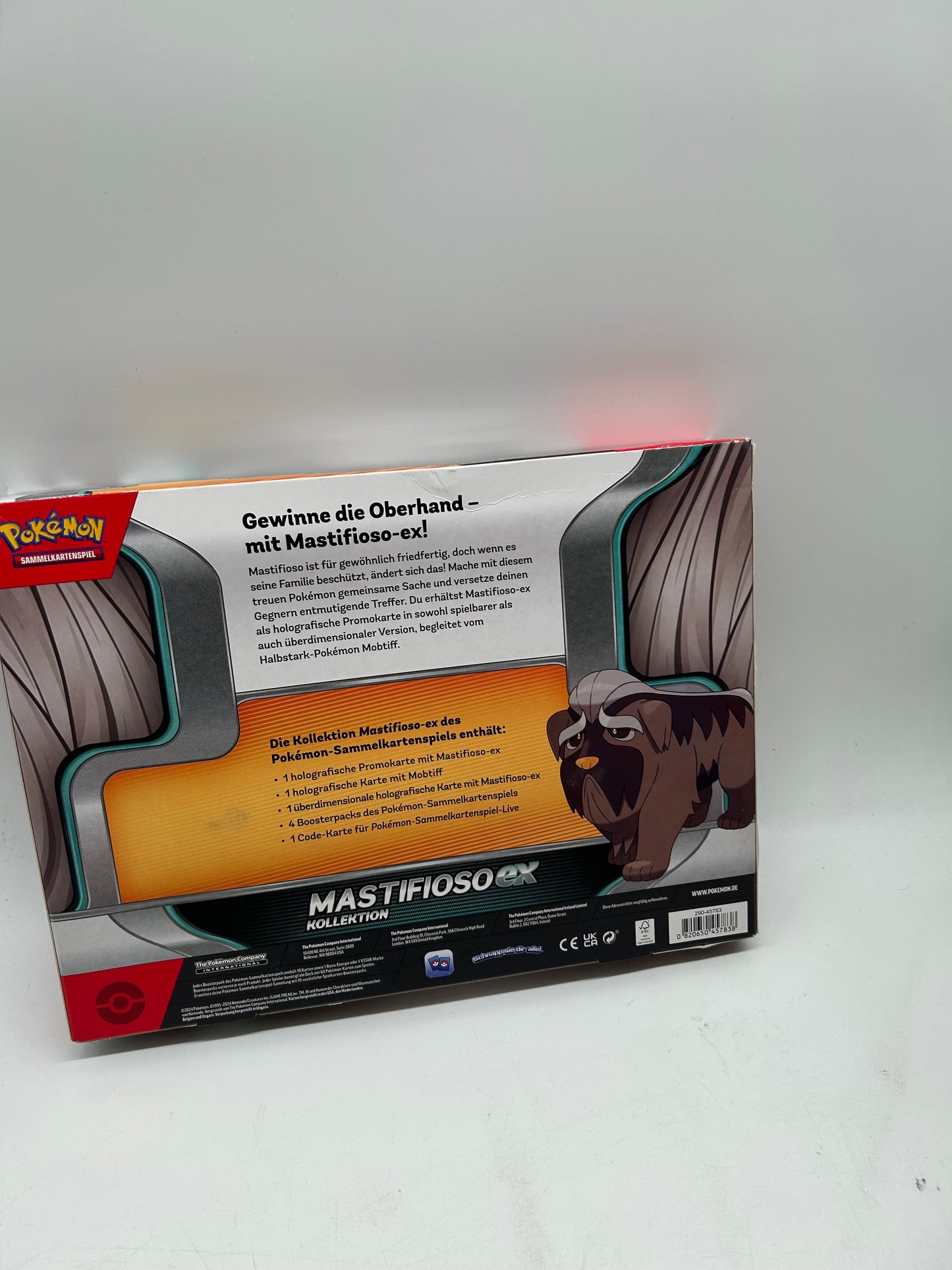 Pokemon - Mastifioso EX Box / Kollektion - DEUTSCH