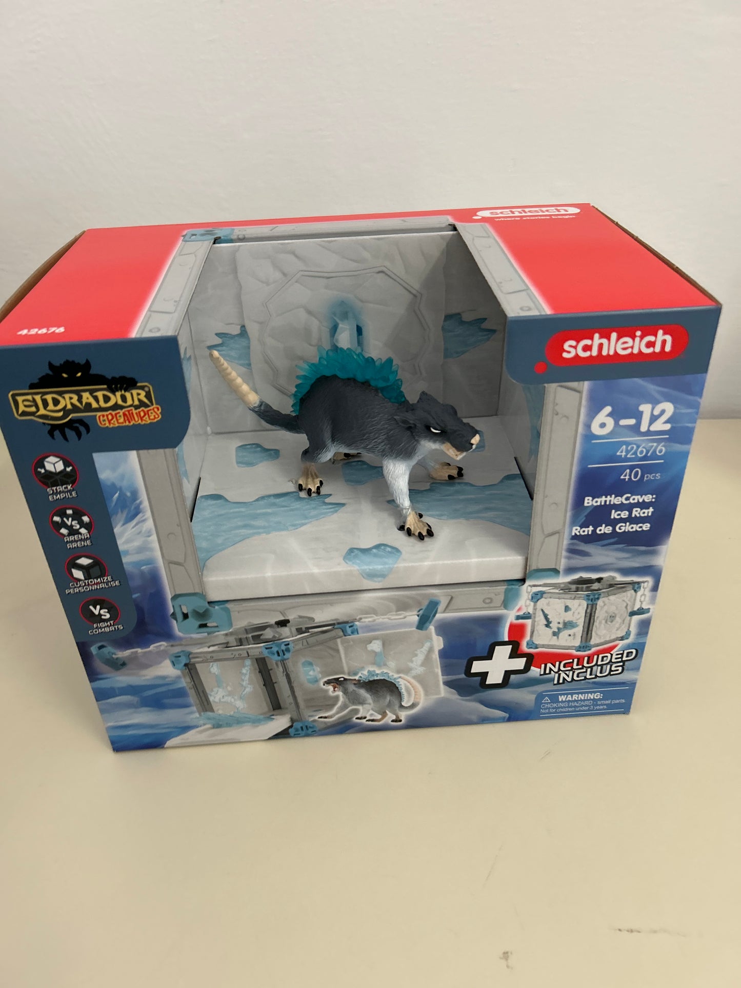 Schleich 42676 Battlecave Eisratte, Ab 7 Jahren, ELDRADOR CREATURES - Spielset,