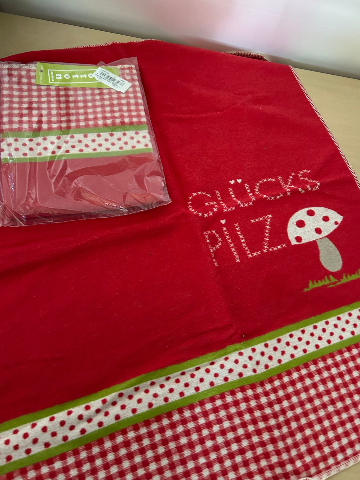 David Fussenegger Baby Blanket Dots Allover 70 x 90 cm Glückspliz Decke
