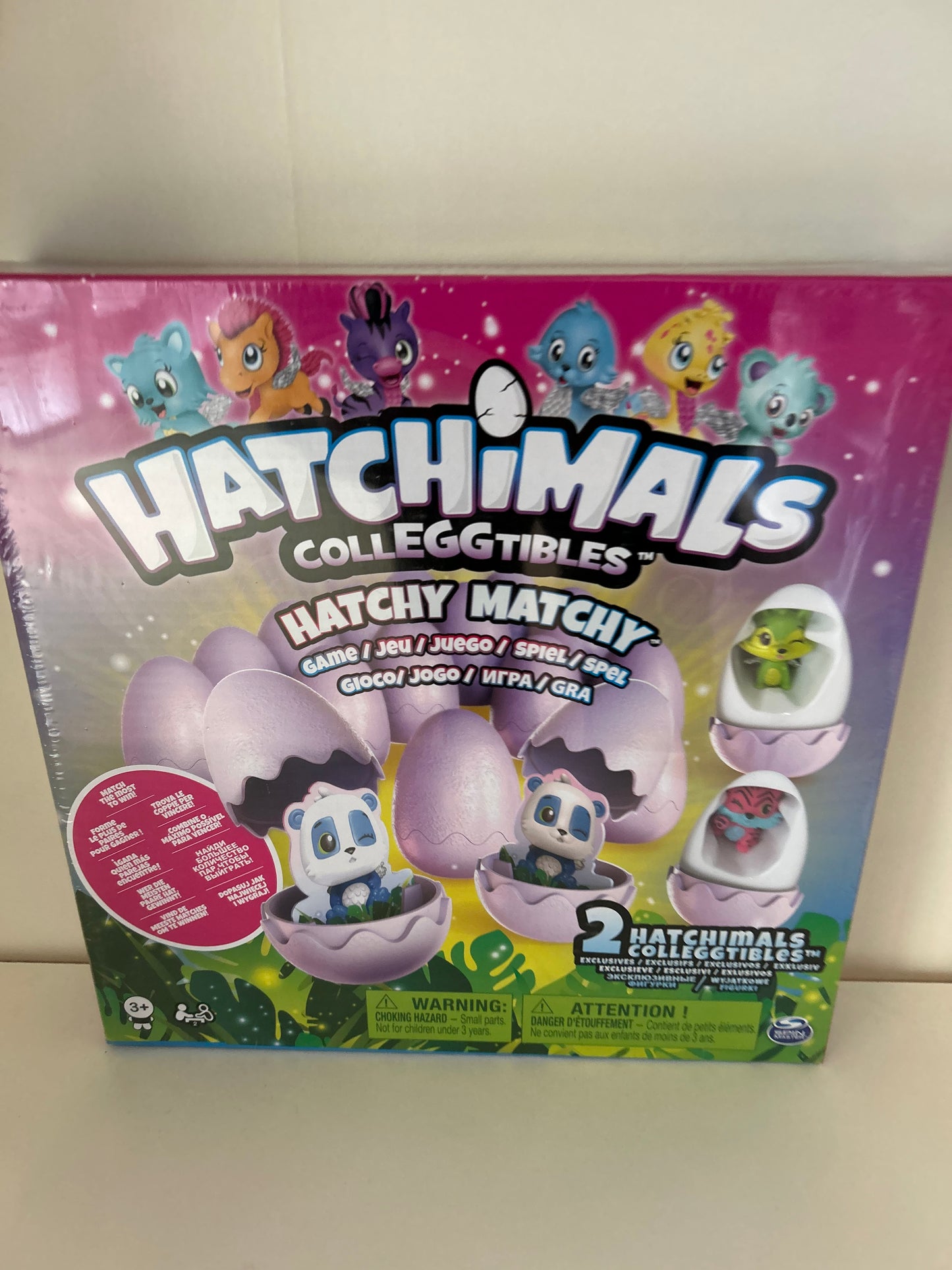 Spinmaster Hatchimals Colleggtibles Hatchy Matchy Spiel mit 2 exklusiven Figuren