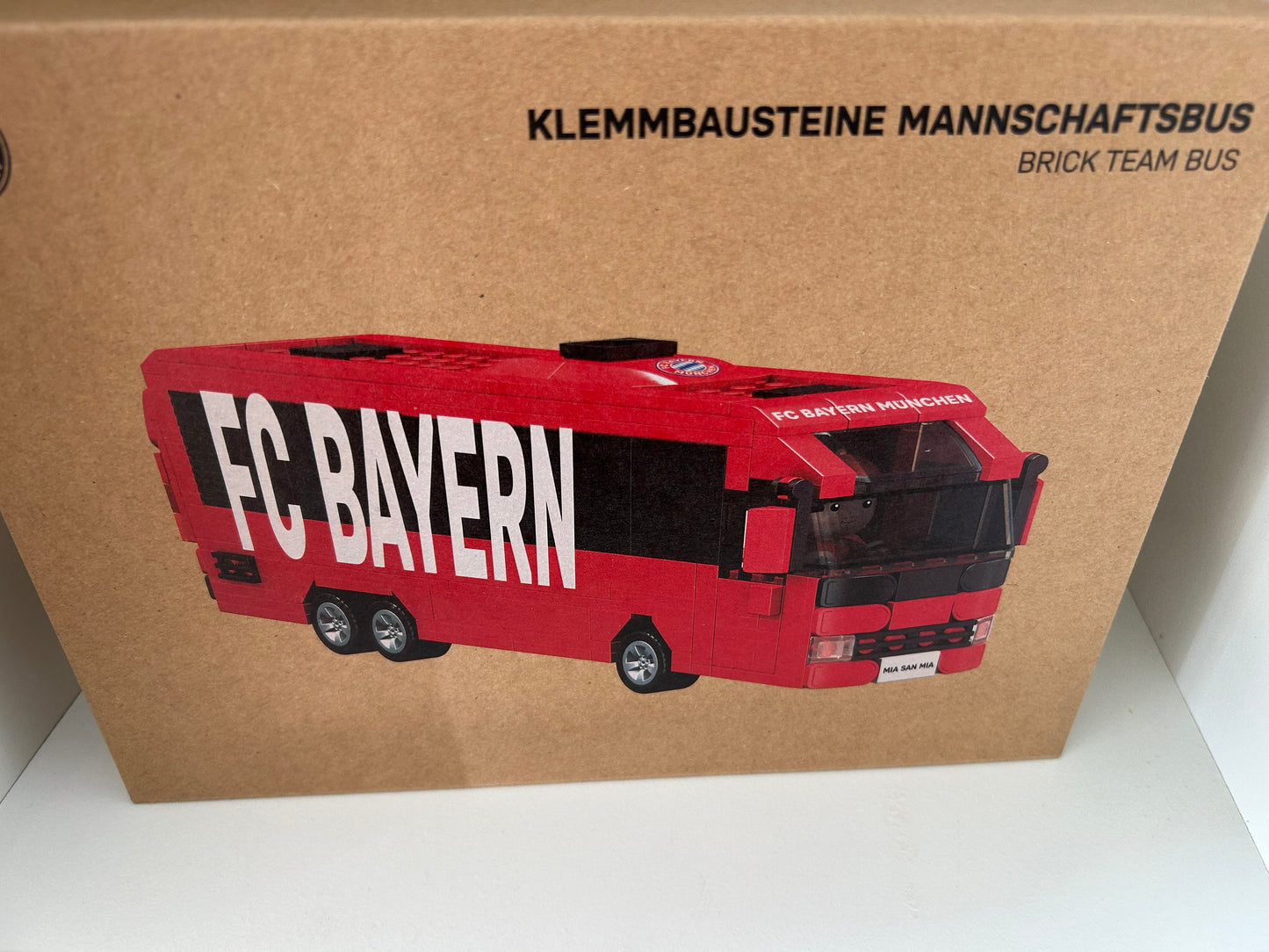 Fc Bayern  Klemmbausteine Mannschaftsbus