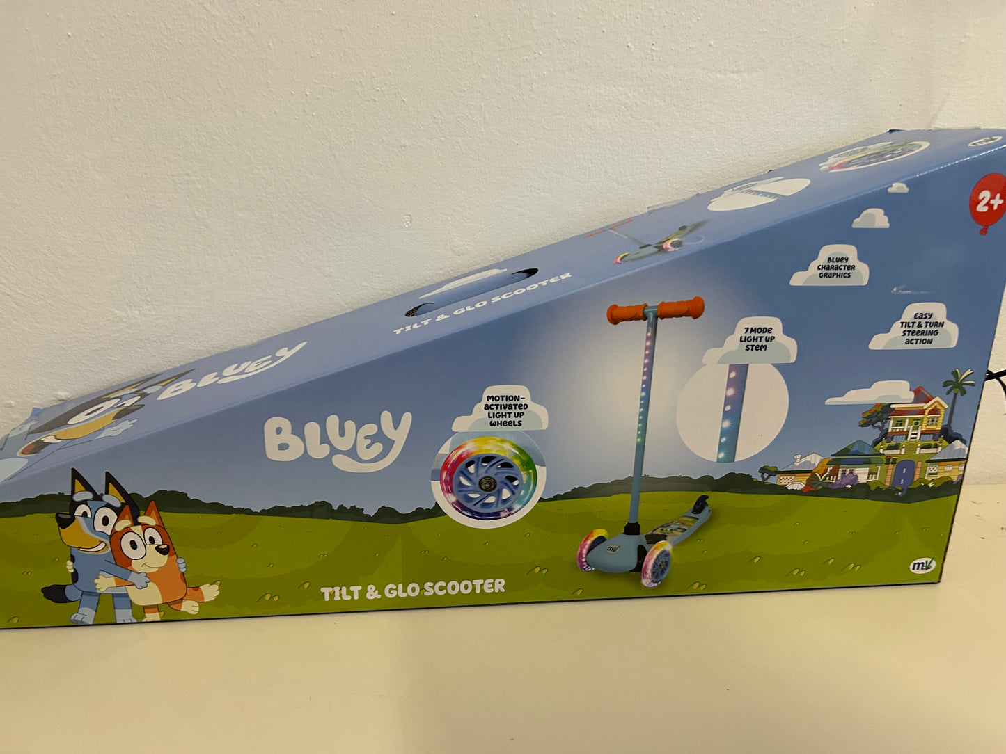 Bluey Tri Scooter mit pannensicheren Reifen & robustem Stahlrahmen Geschenk für