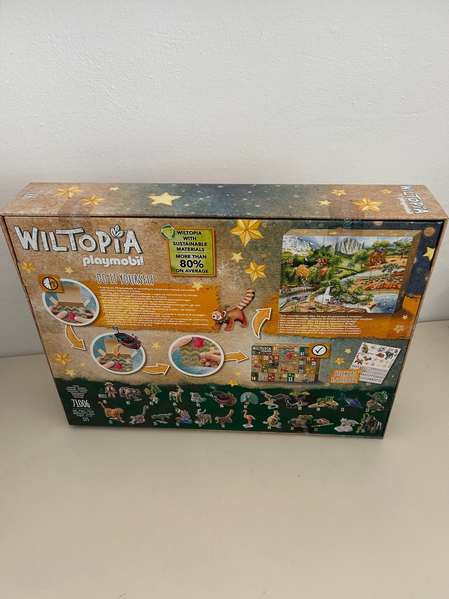 PLAYMOBIL Wiltopia DIY Adventskalender Tierische Weltreise 2022 (71006)