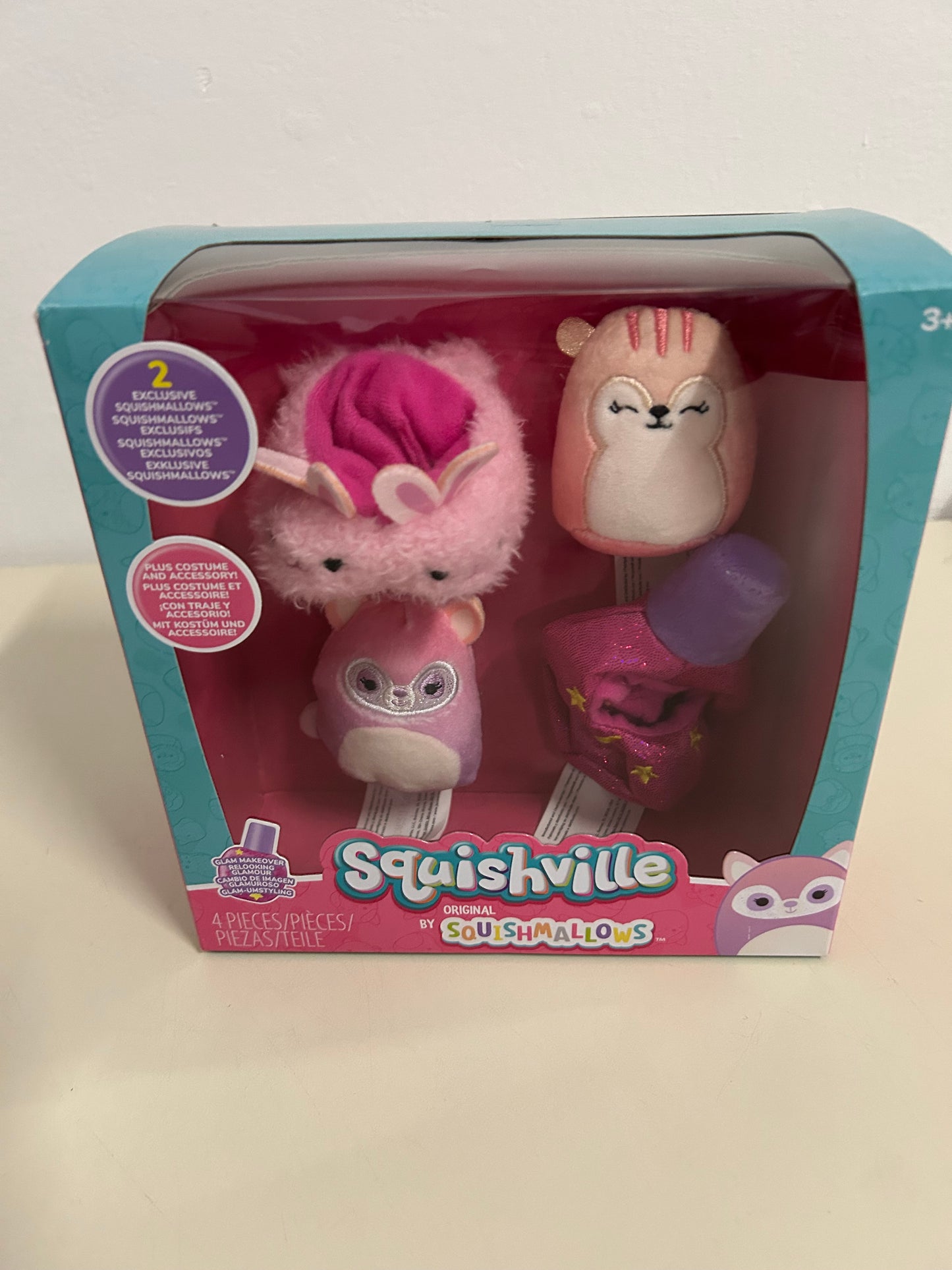 Mini Squishmallow 4er Set