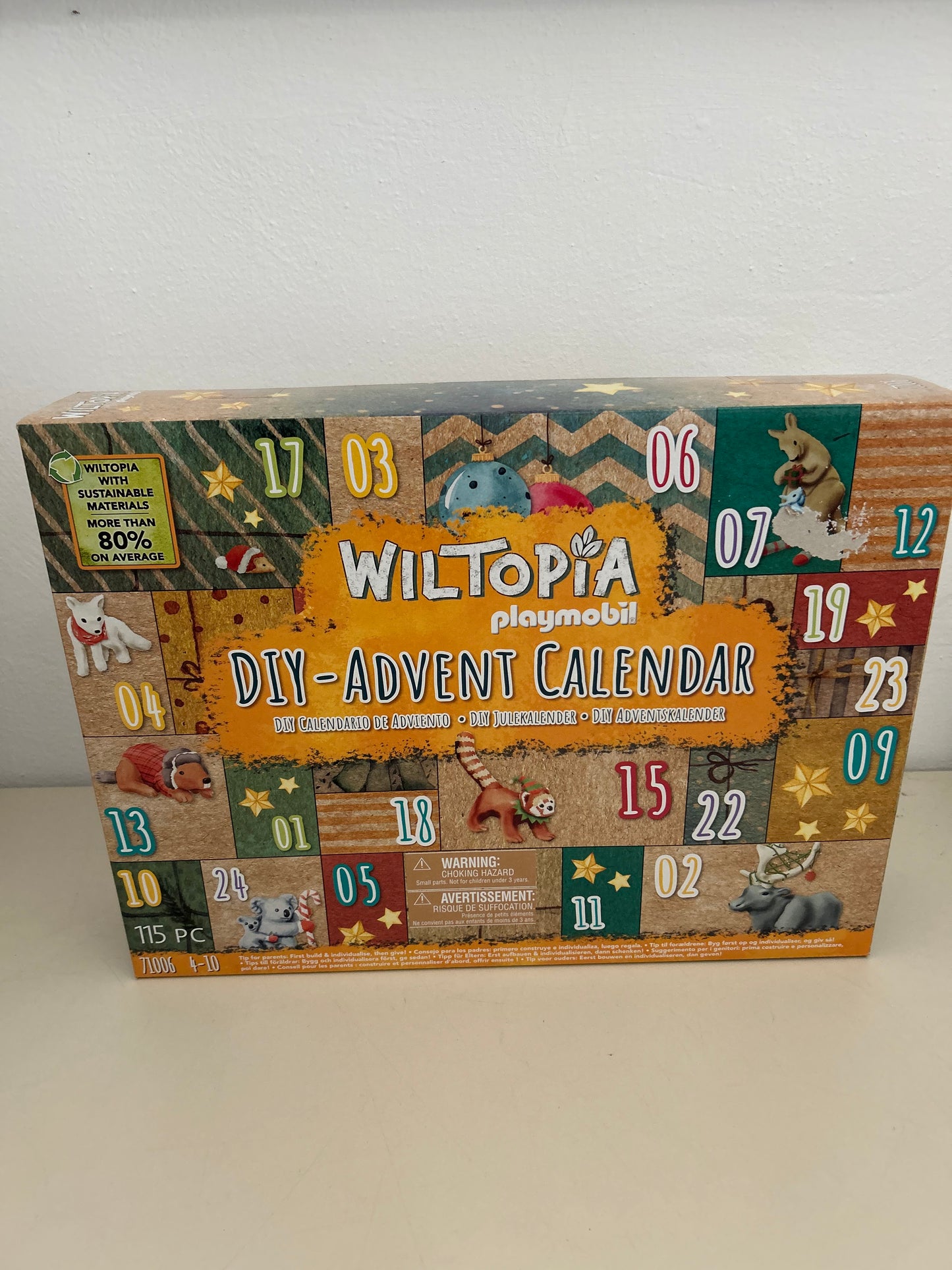 PLAYMOBIL Wiltopia DIY Adventskalender Tierische Weltreise 2022 (71006)