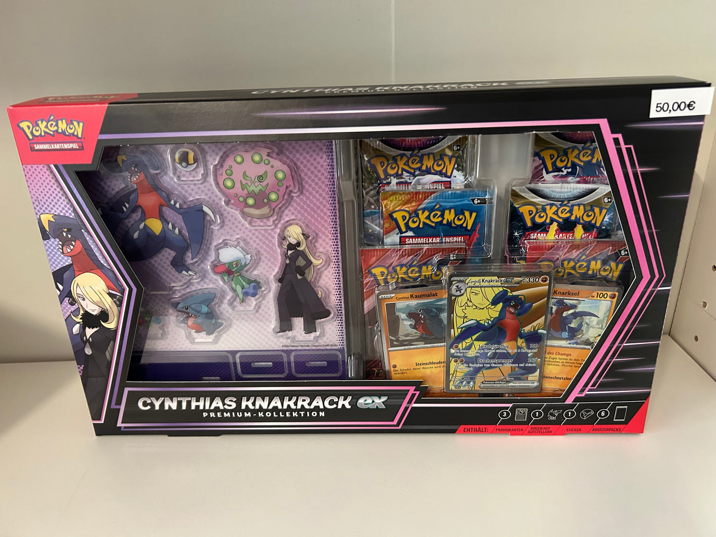 Pokemon Cynthias Knakrack-ex Premium Kollektion - DEUTSCH - NEU & OVP!