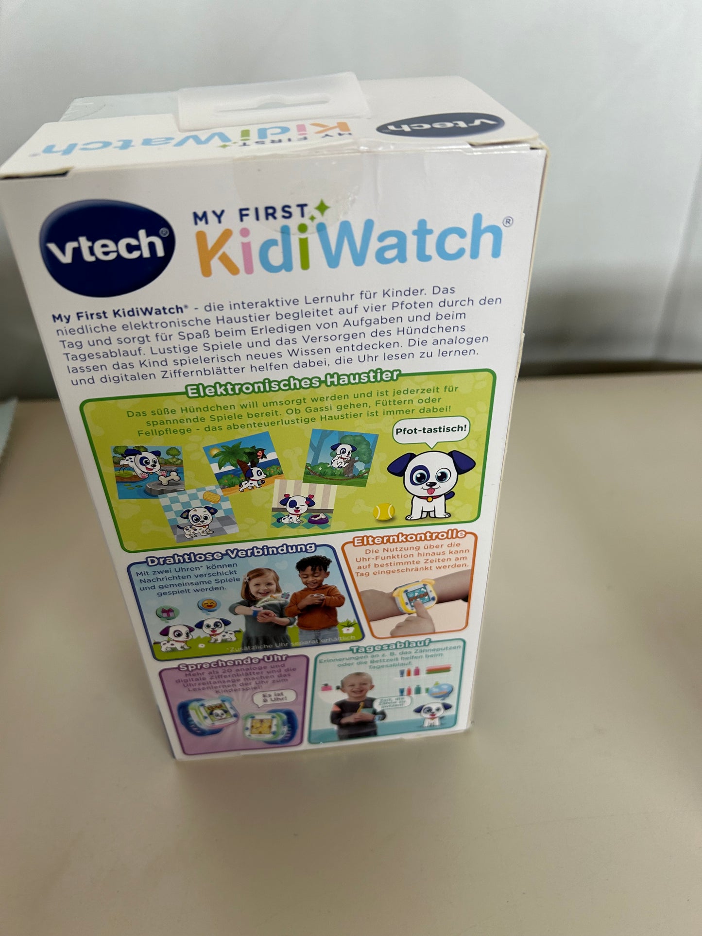 Vtech My First KidiWatch Blau Elektronische Kinder Uhr Smartwatch neuwertig top