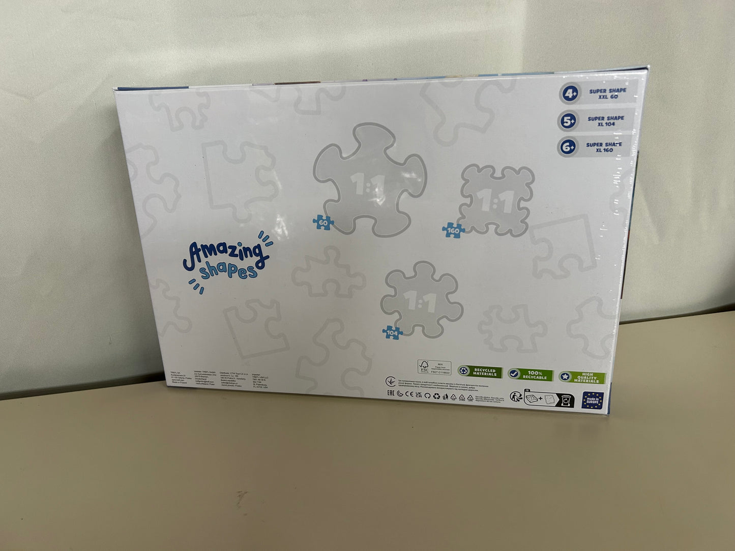 Trefl Junior Super Shape XL Puzzle Disney Frozen, 104 Teile, 60 x 40 cm