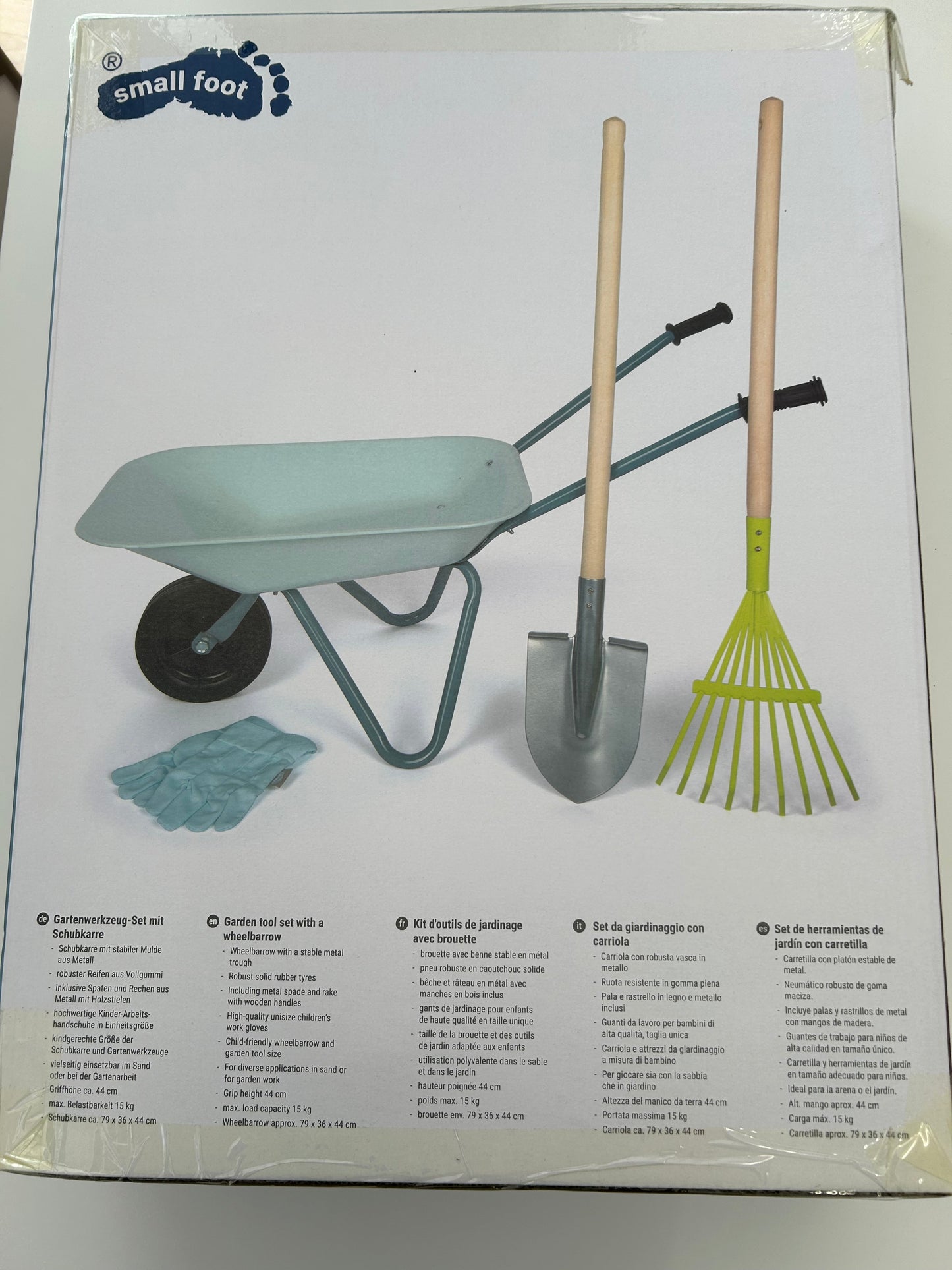 Small Foot Gartenwerkzeug-Set mit Schubkarre