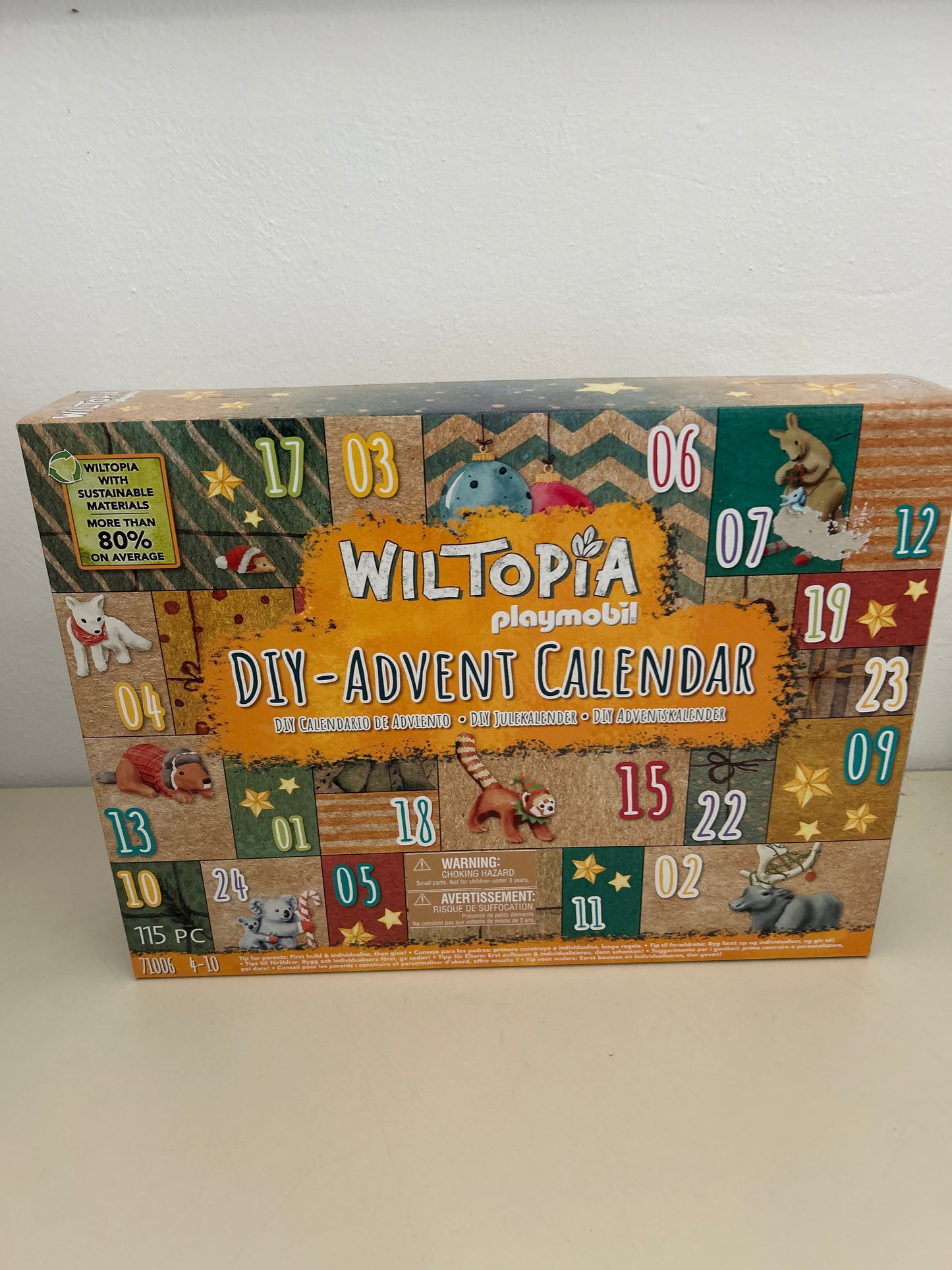 PLAYMOBIL Wiltopia DIY Adventskalender Tierische Weltreise 2022 (71006)