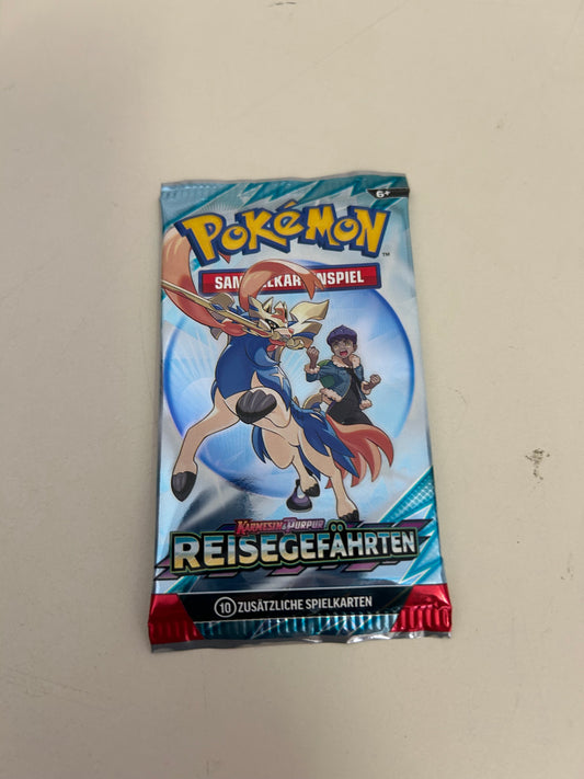 Pokémon karmesin und Purpur Reisegefährten Booster