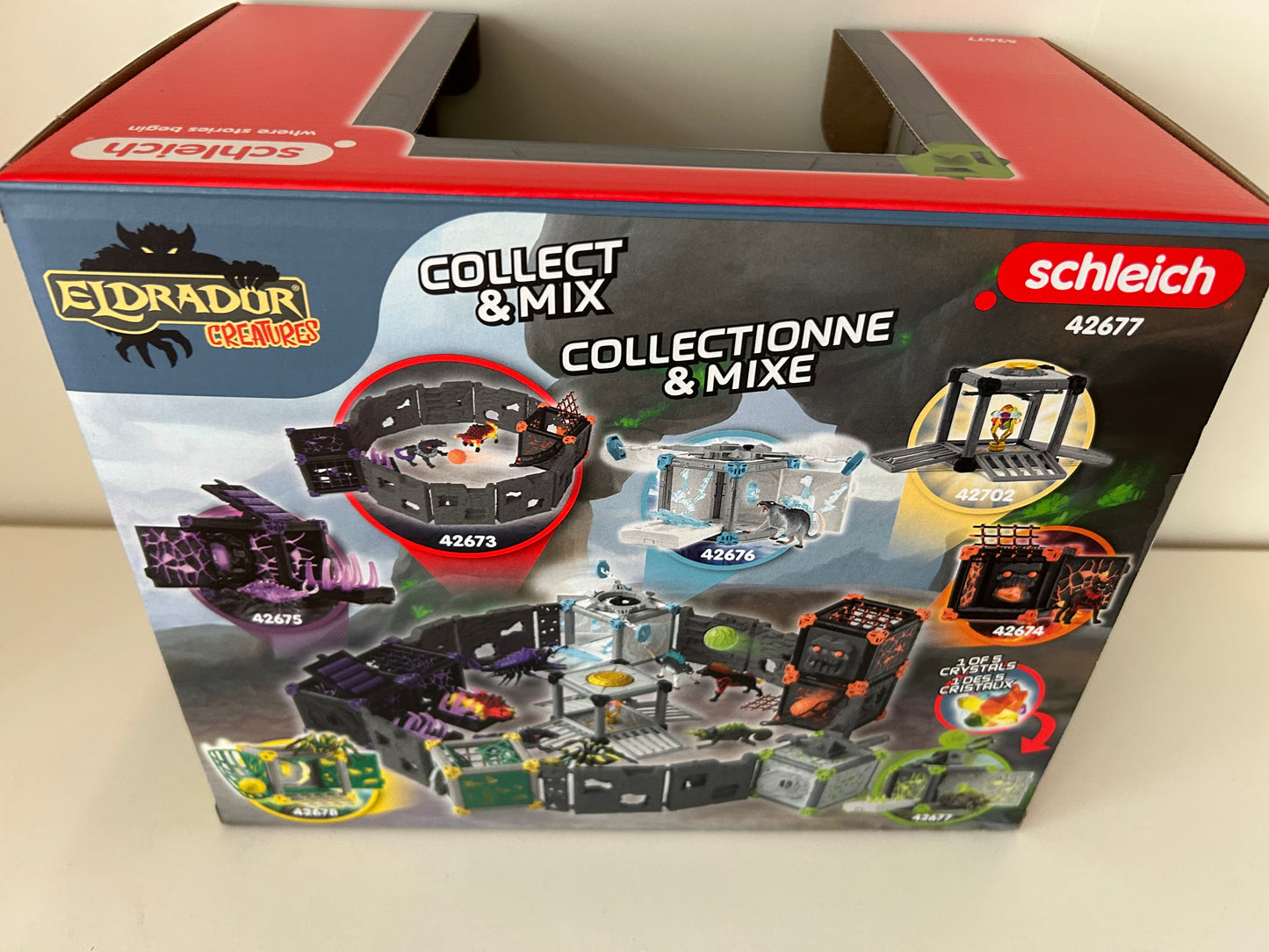 schleich® ELDRADOR CREATURES 42677 BattleCave Steinchamäleons