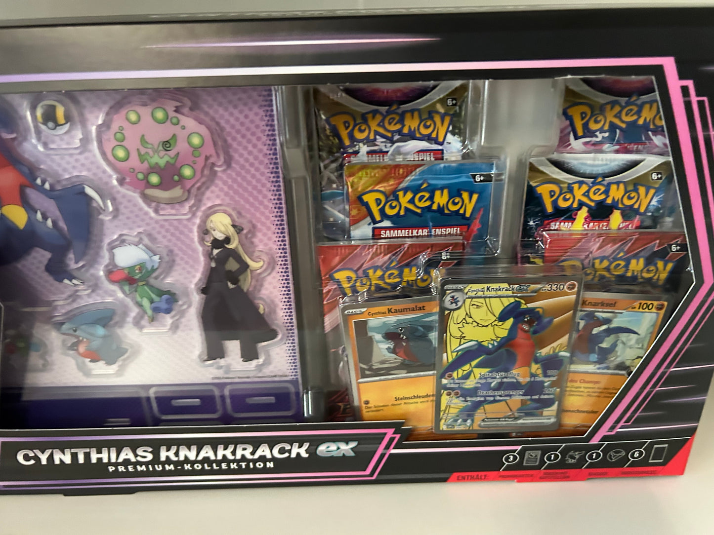Pokemon Cynthias Knakrack-ex Premium Kollektion - DEUTSCH - NEU & OVP!