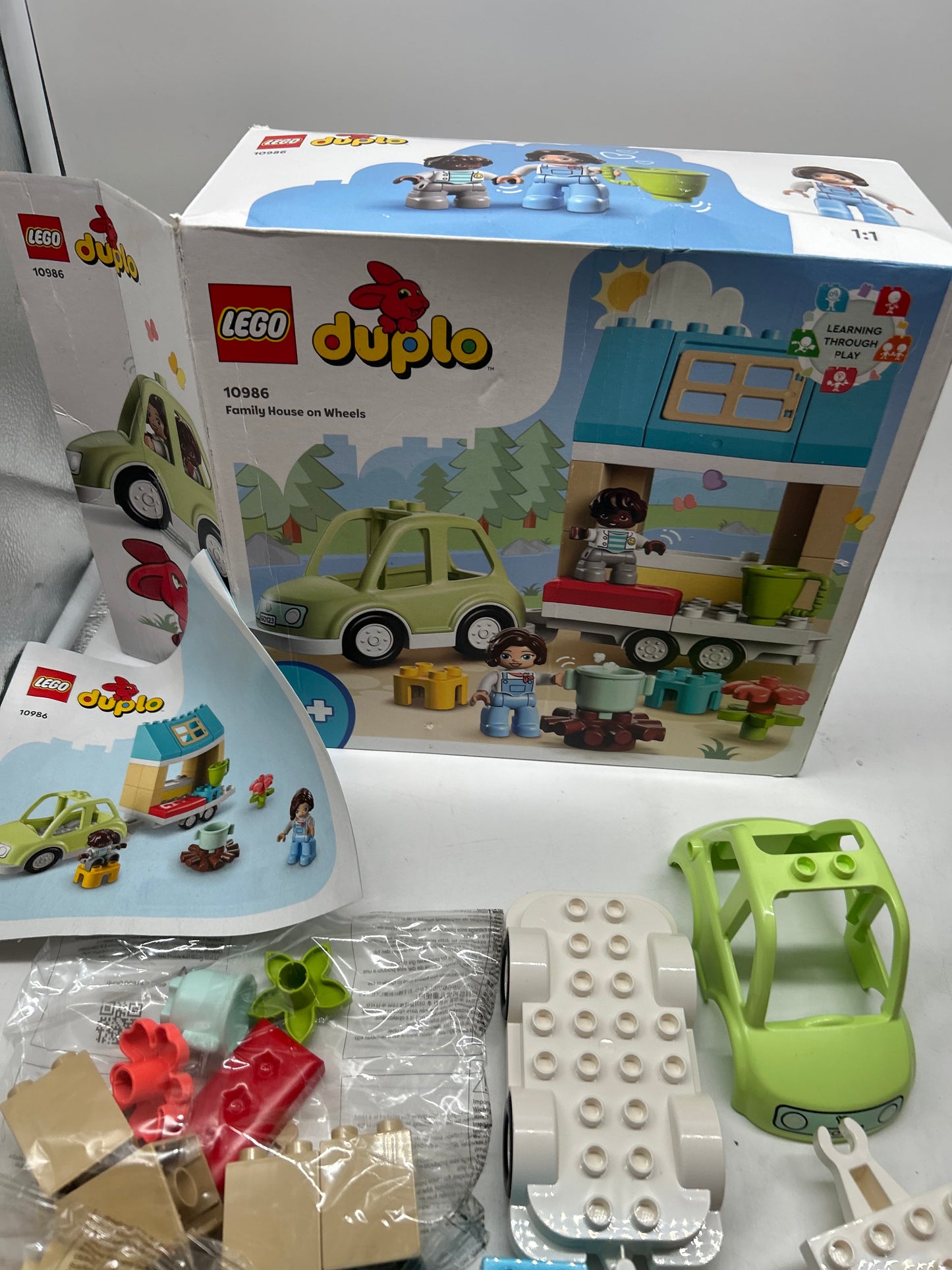Lego Duplo 10986 Zuhause auf Rädern Bware Nur OVP DEFEKT