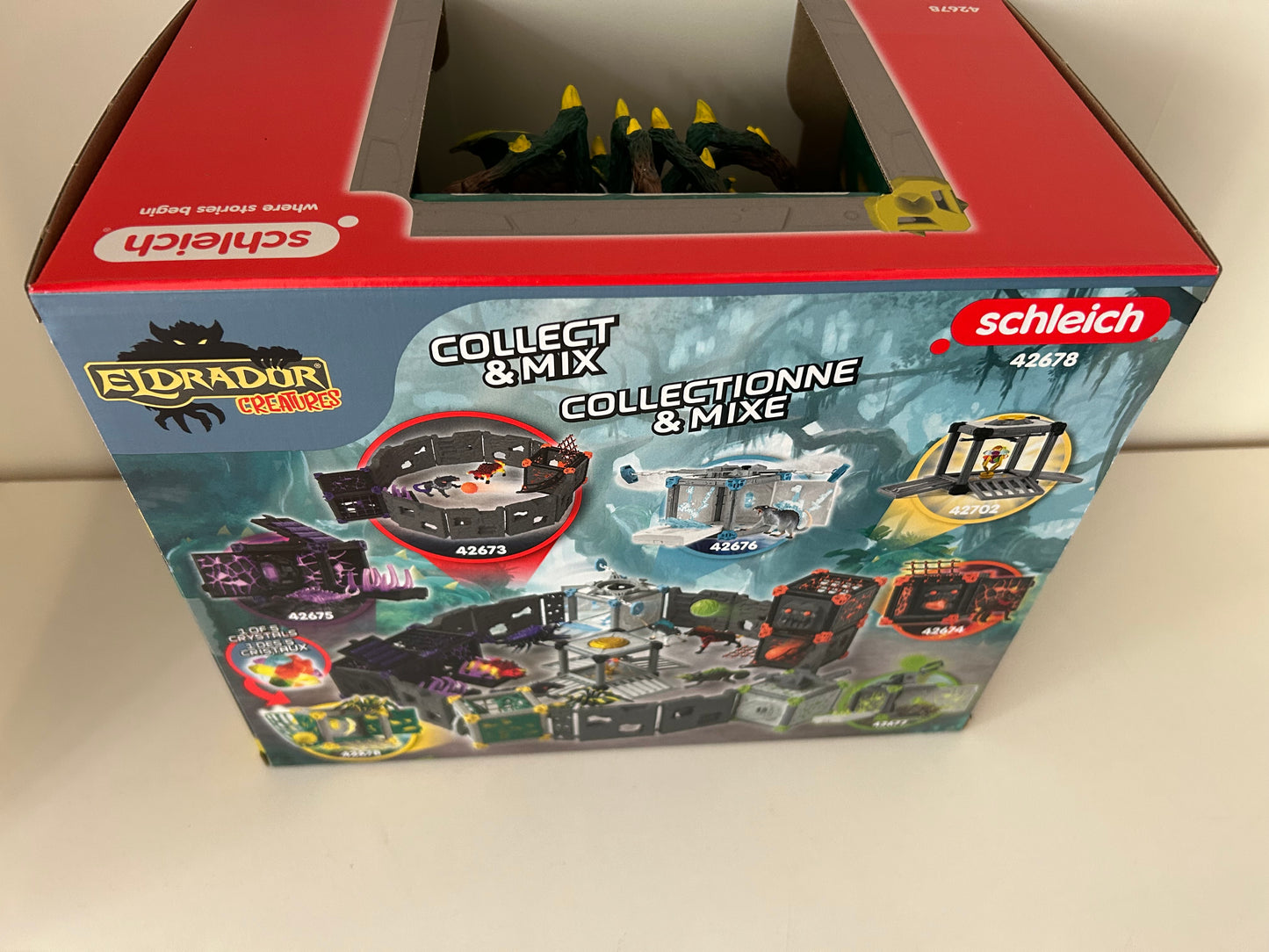 schleich® ELDRADOR CREATURES 42678 BattleCave Dschungeltarantel