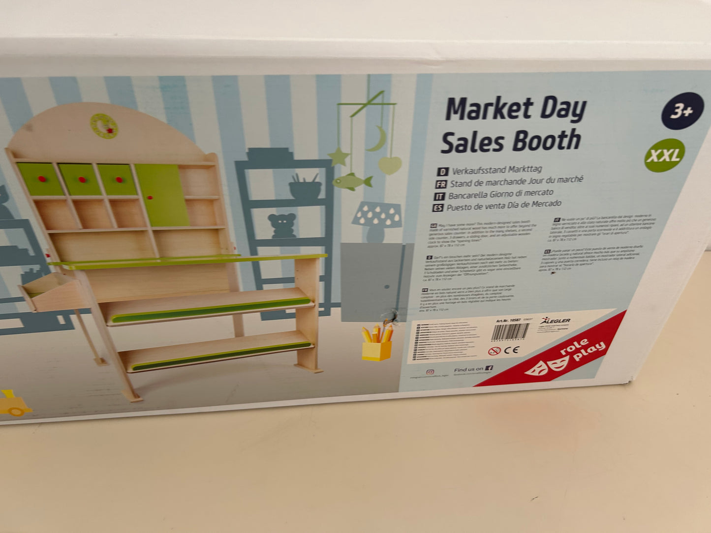 Verkaufsstand Markttag, Marktstand, Kinder-Kaufladen, Kaufmannsladen