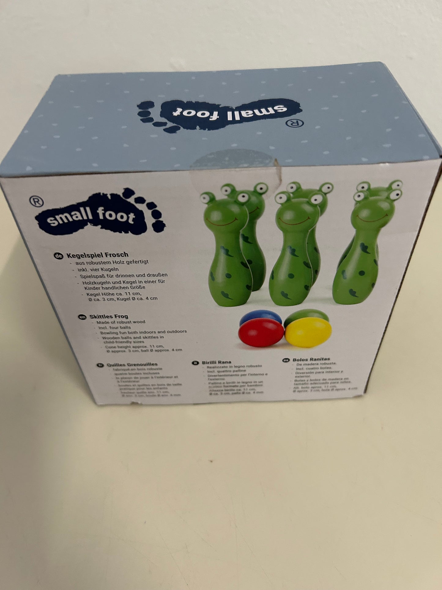 Small Foot- Kegelspiel Frosch
