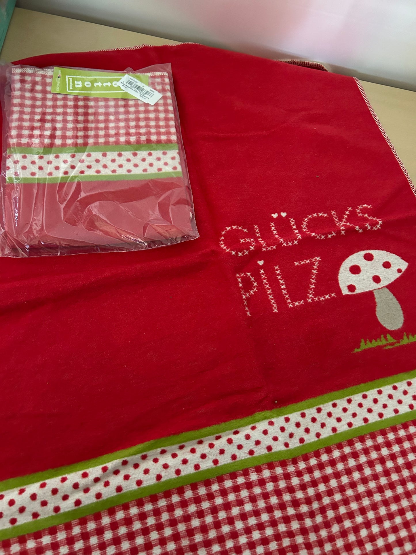 David Fussenegger Baby Blanket Dots Allover 70 x 90 cm Glückspliz Decke