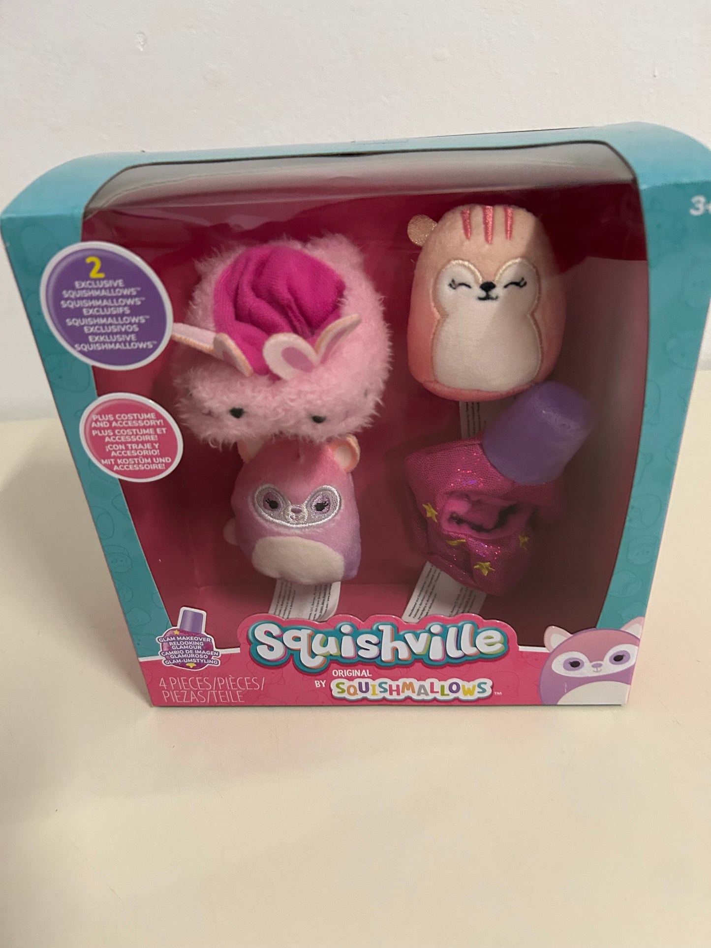 Mini Squishmallow 4er Set