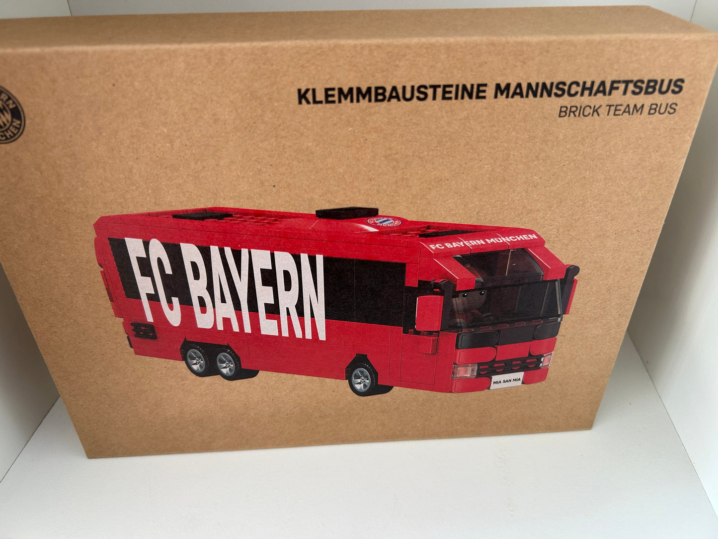 Fc Bayern  Klemmbausteine Mannschaftsbus