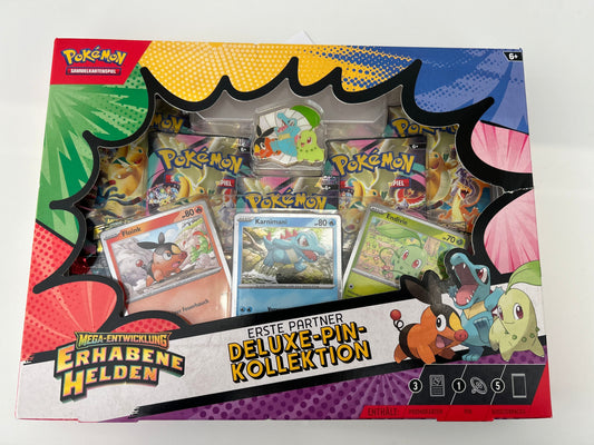 Pokémon Erhabene Helden Erste Partner Deluxe Pin Kollektion