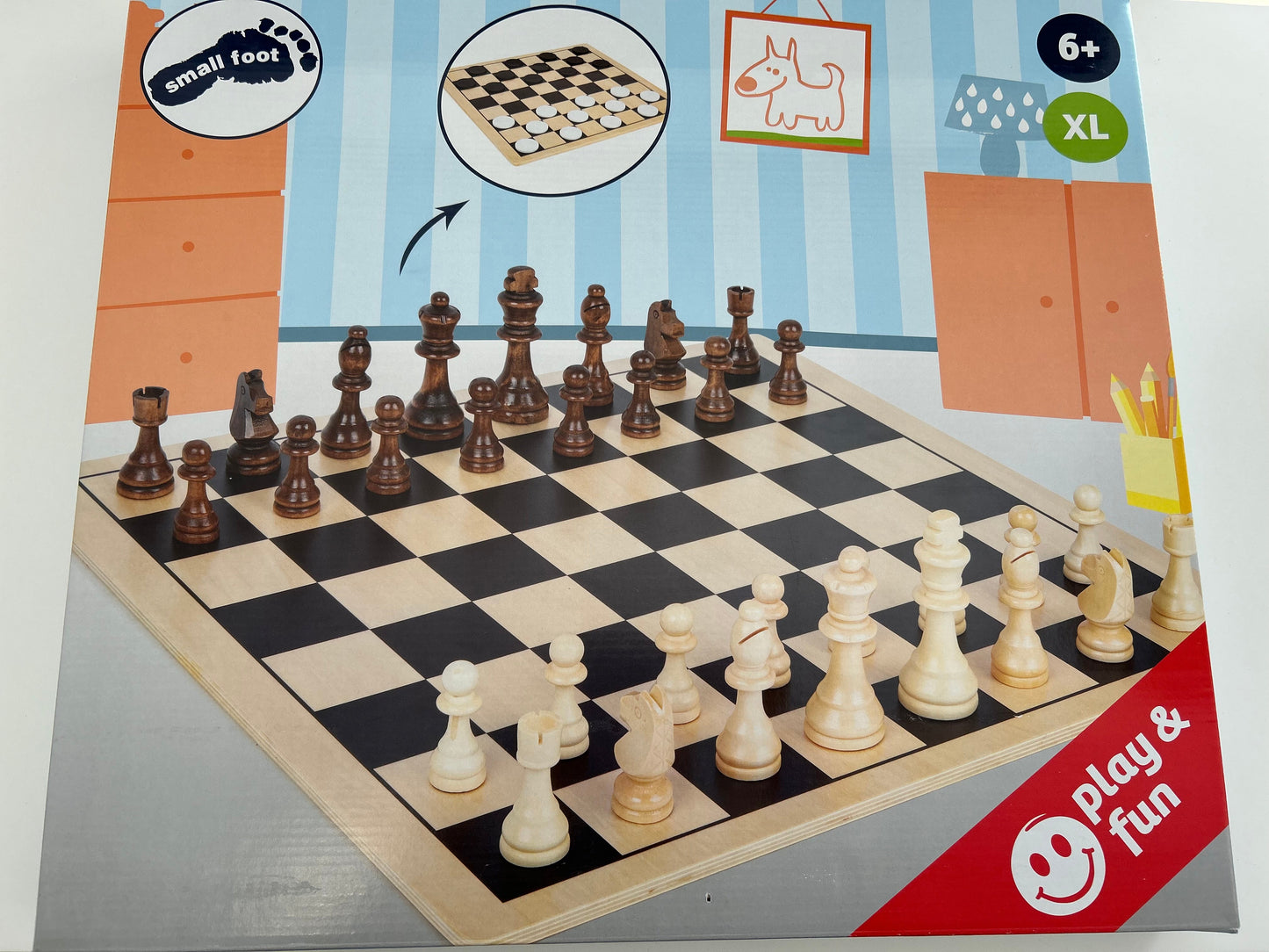 Small Foot- Schach und Dame XL