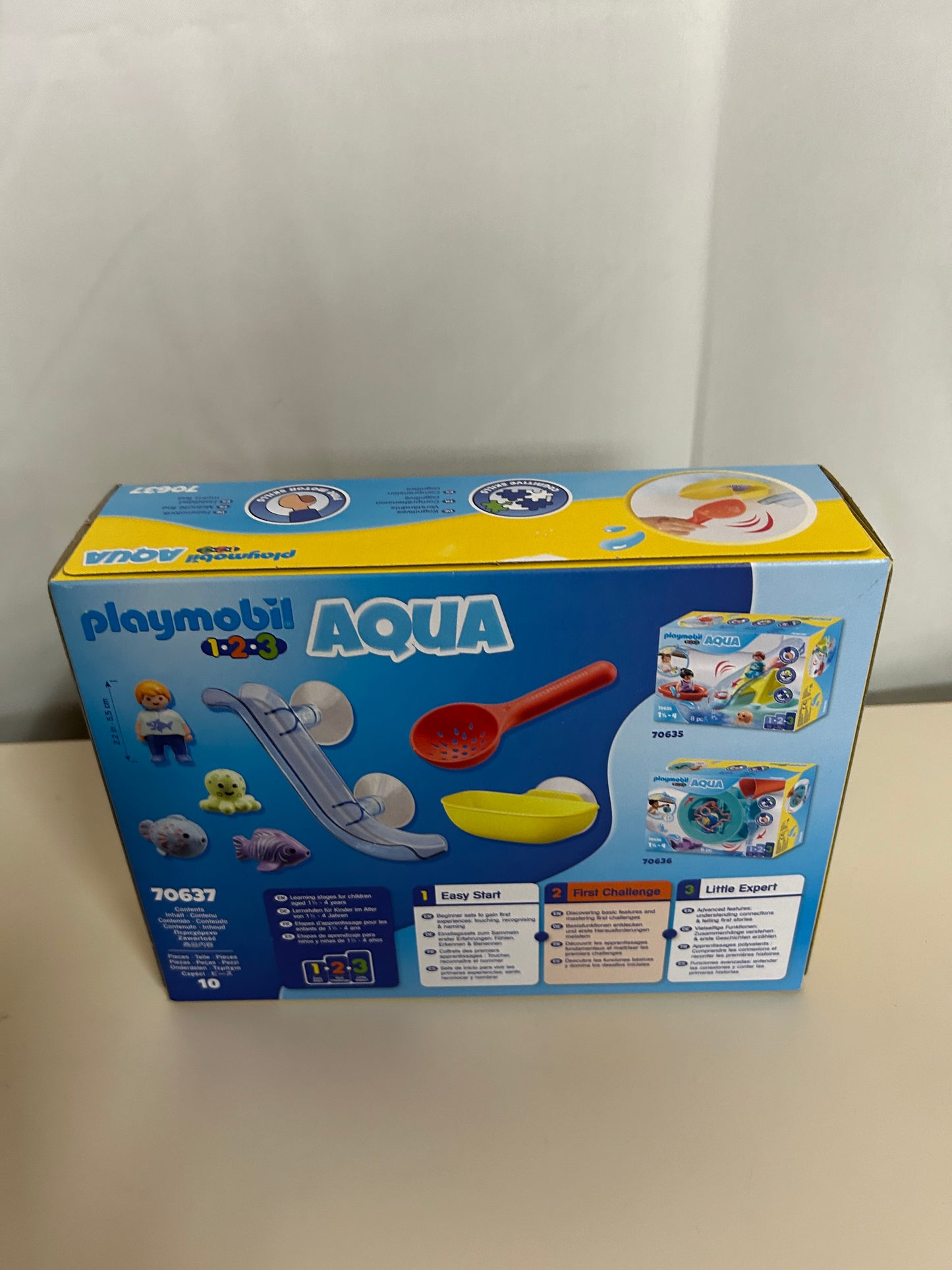 Playmobil Wasserrutsche mit Meerestieren 1.2.3 AQUA 70637