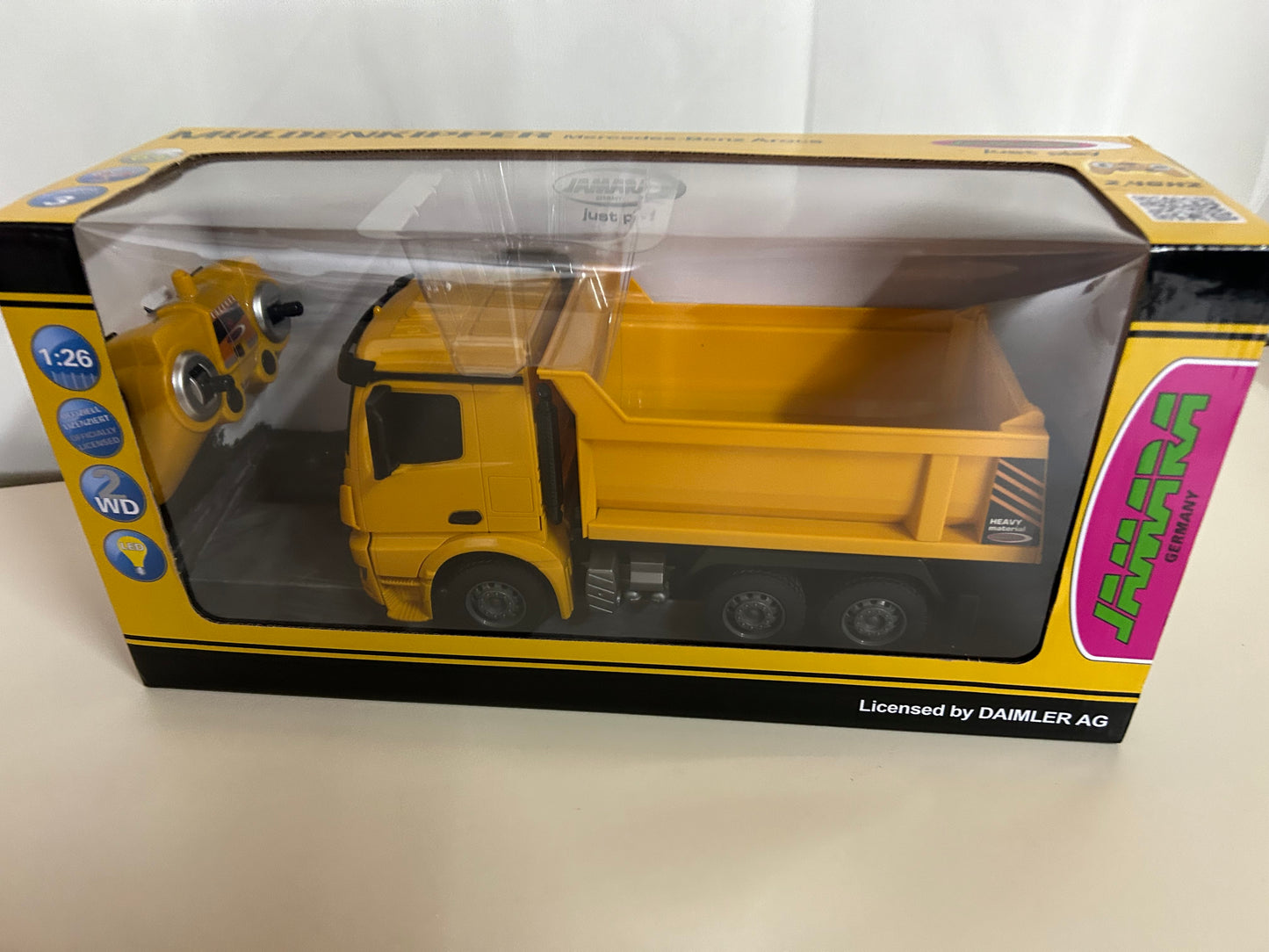 JAMARA Muldenkipper Mercedes-Benz Arocs 1:26 2,4GHz / 405108 BWARE