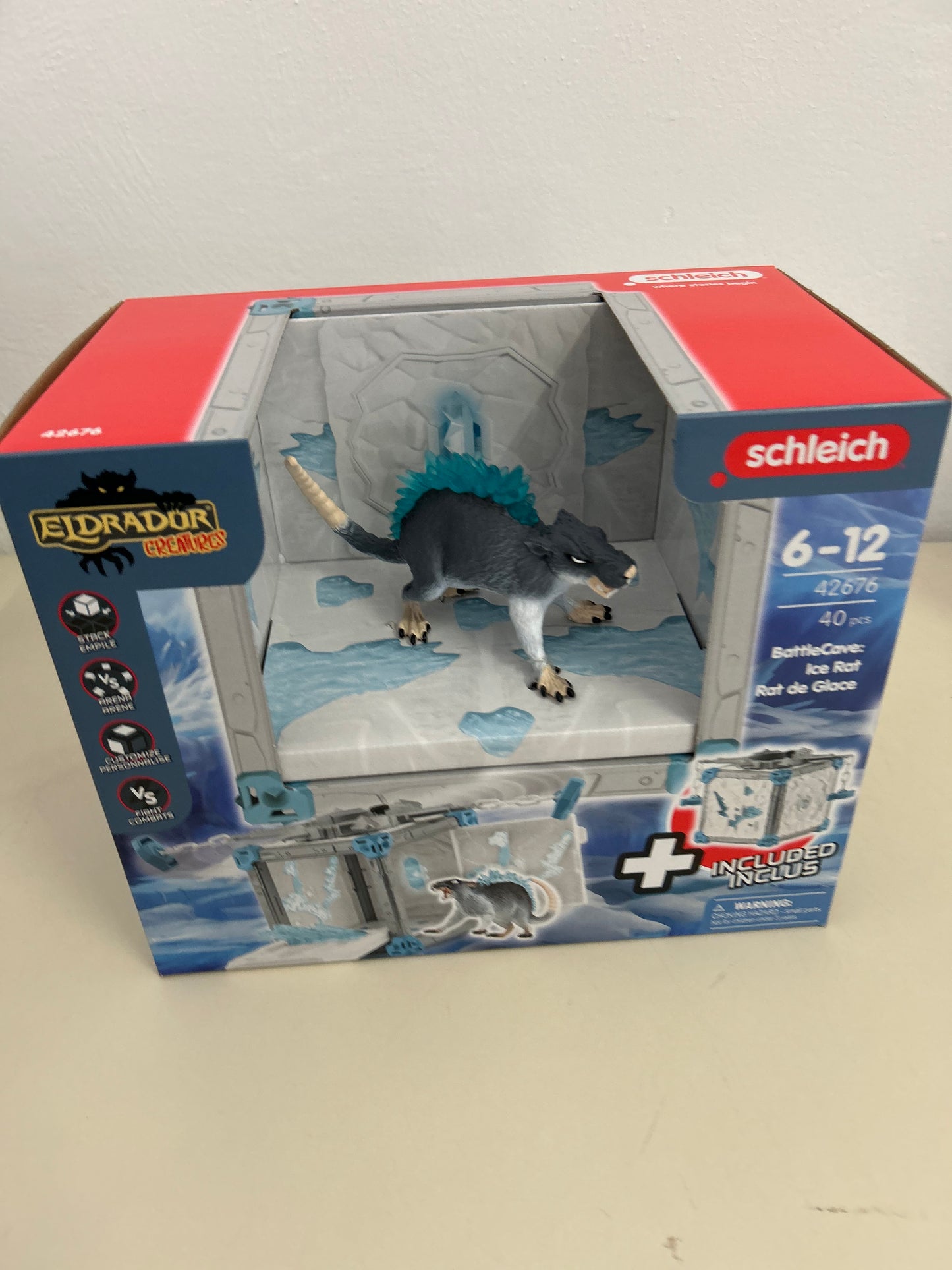 Schleich 42676 Battlecave Eisratte, Ab 7 Jahren, ELDRADOR CREATURES - Spielset,