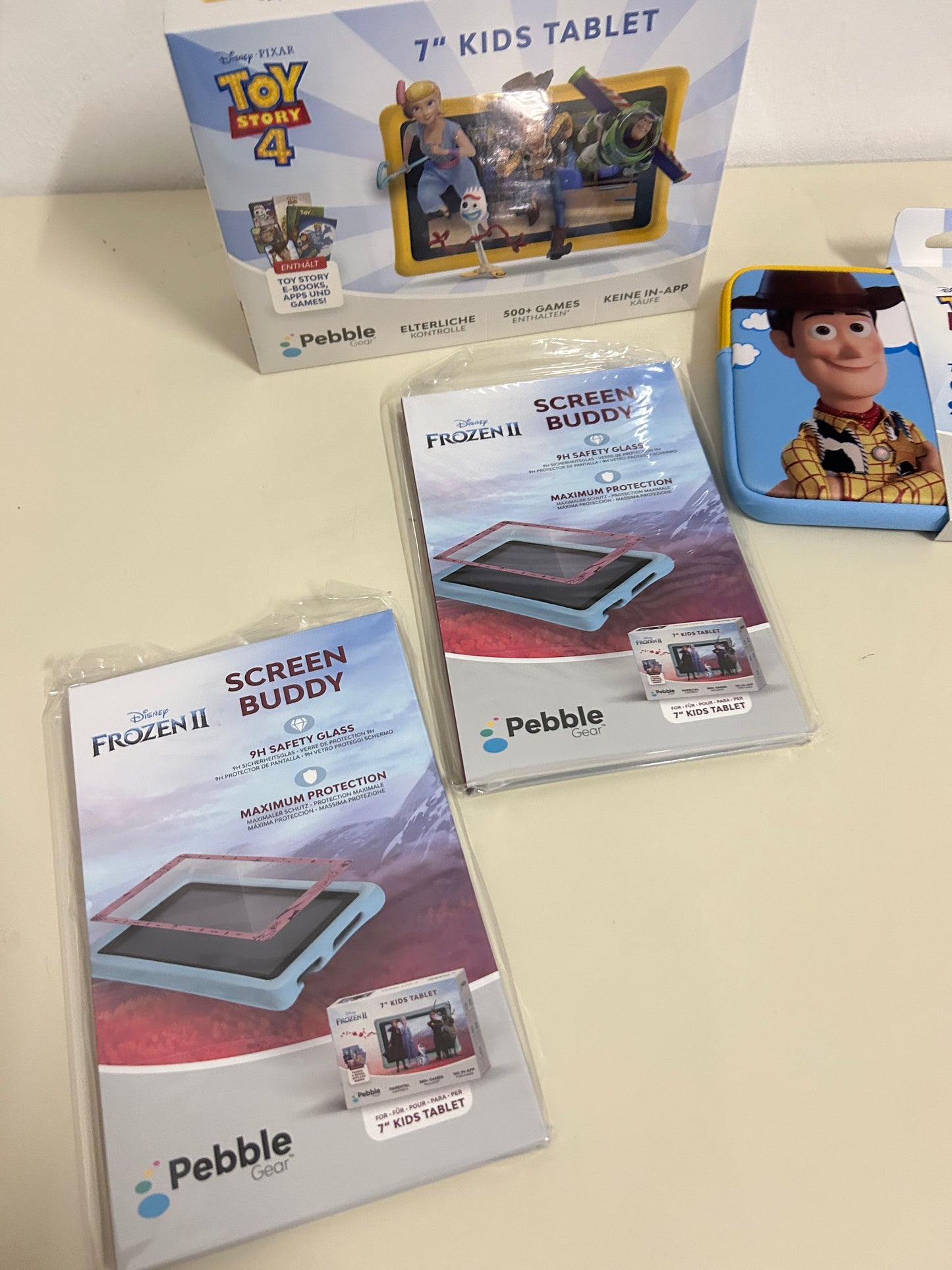 Pebble Gear 7 Zoll KinderTablet Toys Story mit zubehör