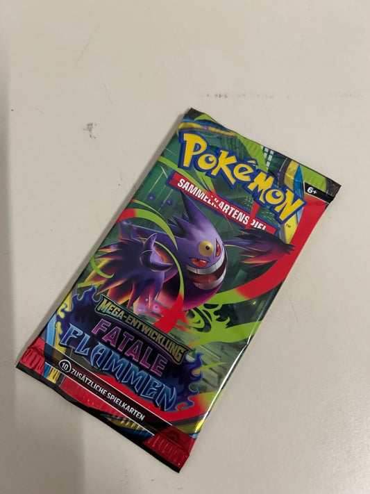 Pokemon BOOSTER TCG Mega Entwicklung Fatale Flammen