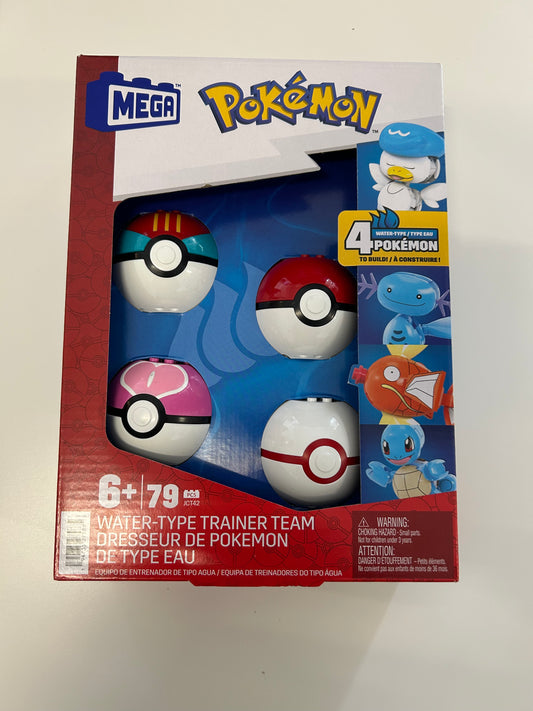 Mega Pokémon Wasser Typ 4er set