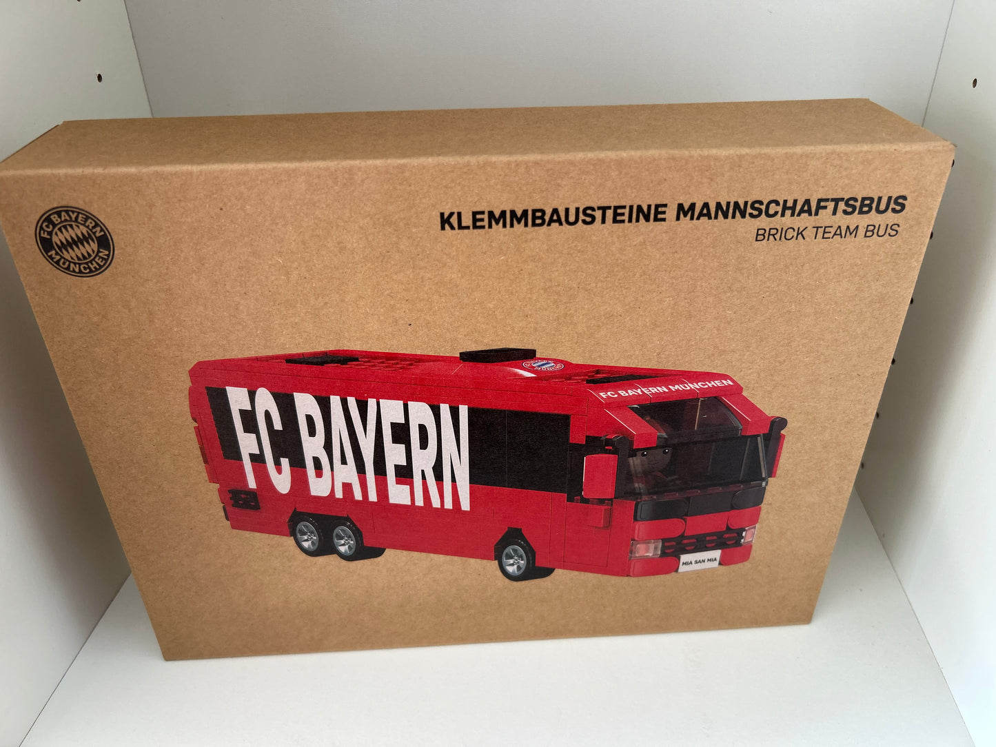 Fc Bayern  Klemmbausteine Mannschaftsbus