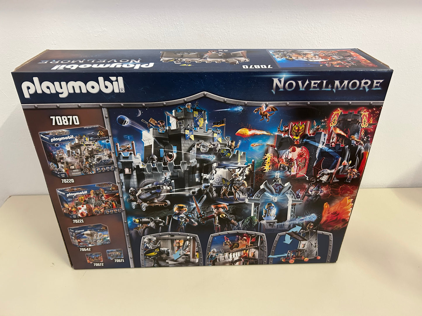 PLAYMOBIL Novelmore 70870 Angriffsturm mit Rittern, Drachen und Mauer 149tlg.